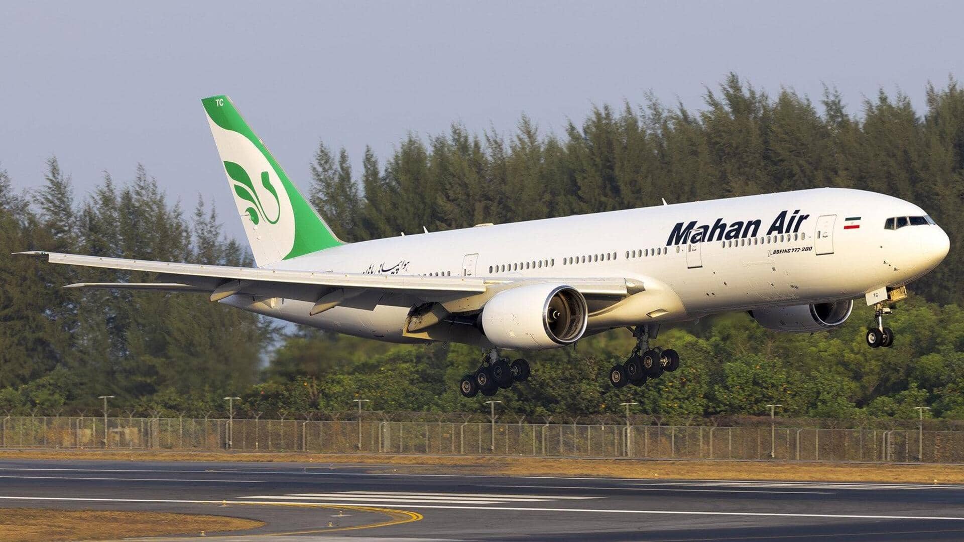 ईरान का आरोप- अमेरिका ने भारत जा रहे मानवीय सहायता विमान को निशाना बनाया