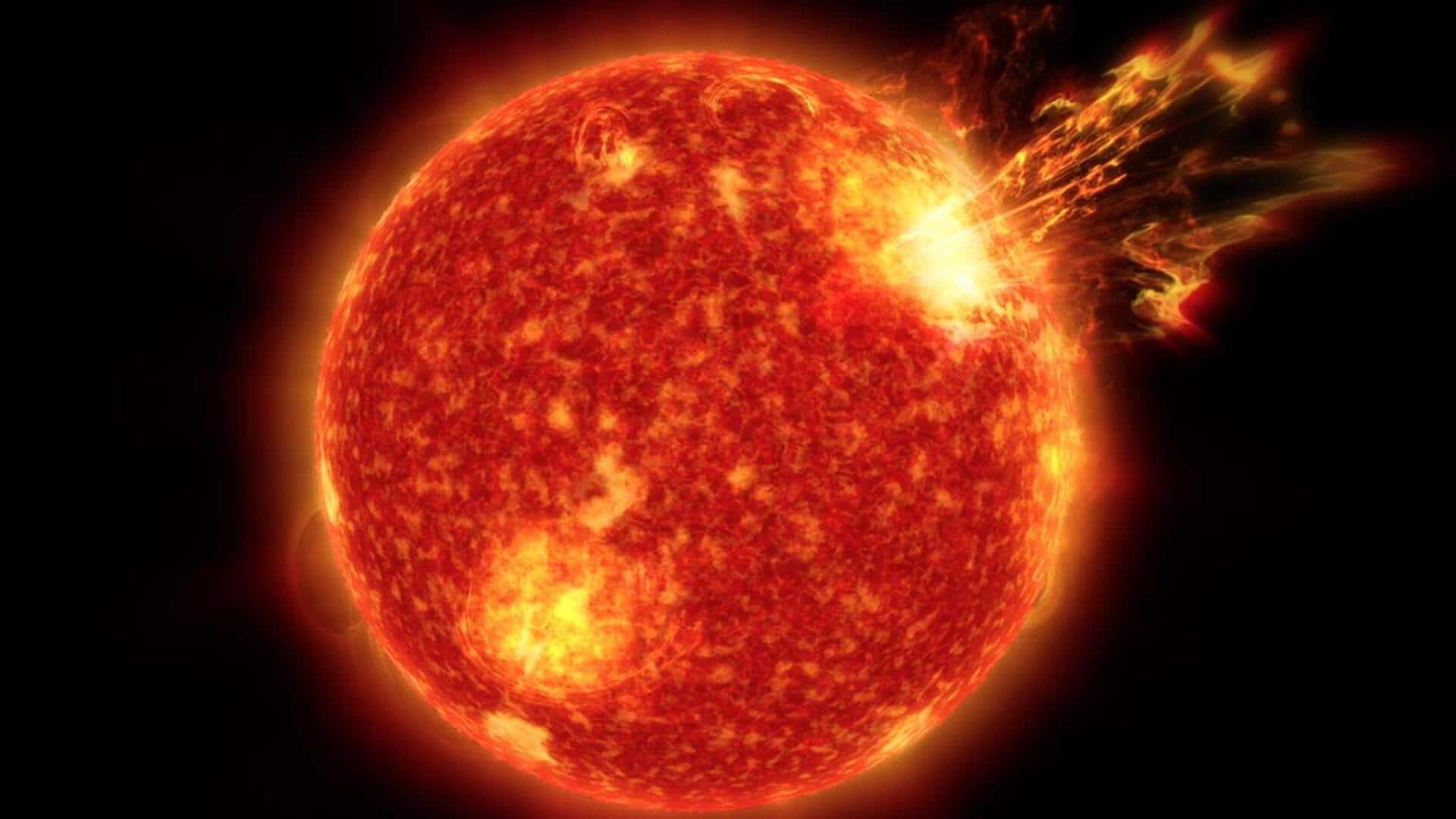 नासा ने जारी की चेतावनी, पृथ्वी पर आ सकता है शक्तिशाली सौर तूफान