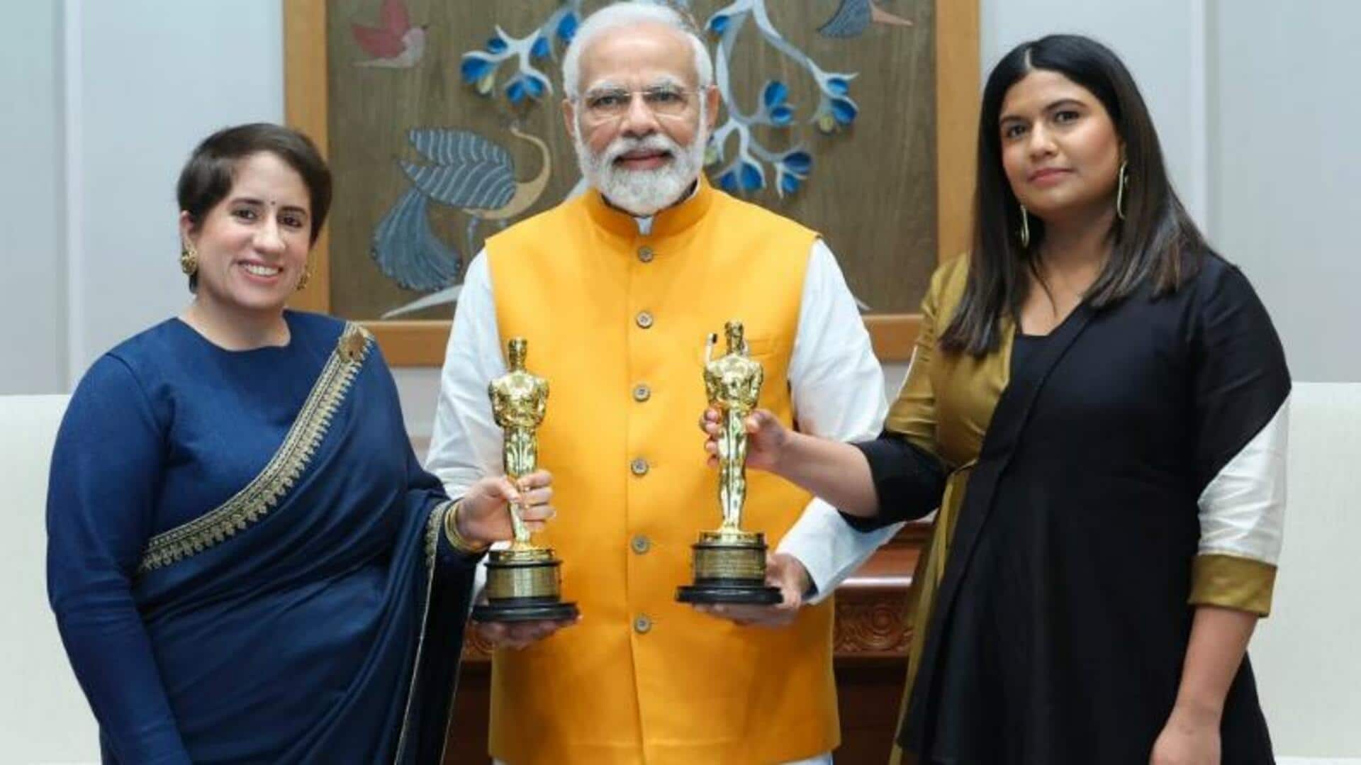 'द एलिफैंट विस्परर्स': प्रधानमंत्री मोदी ने की ऑस्कर विजेता गुनीत मोंगा और कार्तिकी गोंजाल्विस से मुलाकात