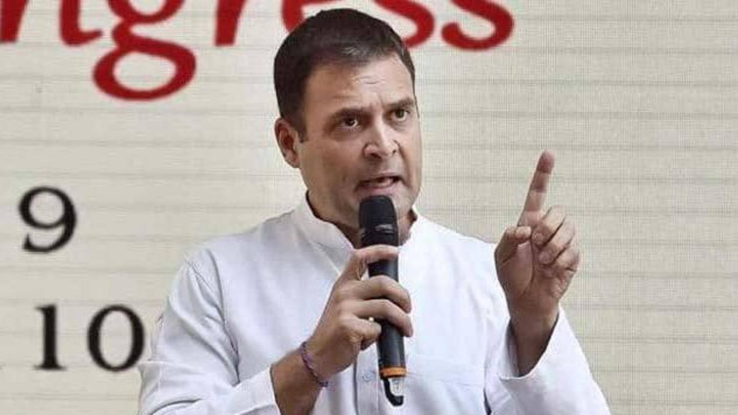 राहुल गांधी ने क्या कहा था? राहुल गांधी ने क्या कहा था?