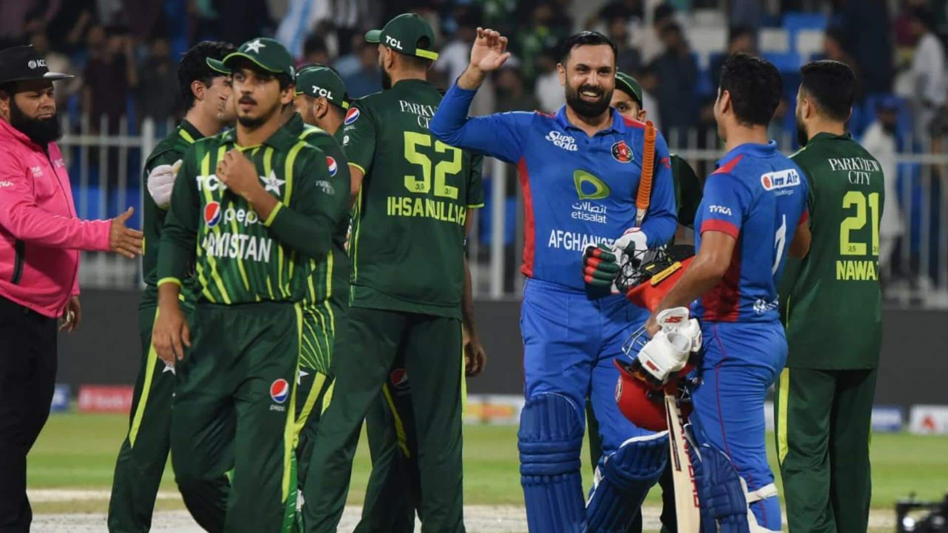 अफगानिस्तान ने रचा इतिहास, पाकिस्तान के खिलाफ पहली बार कोई अंतरराष्ट्रीय सीरीज जीती 