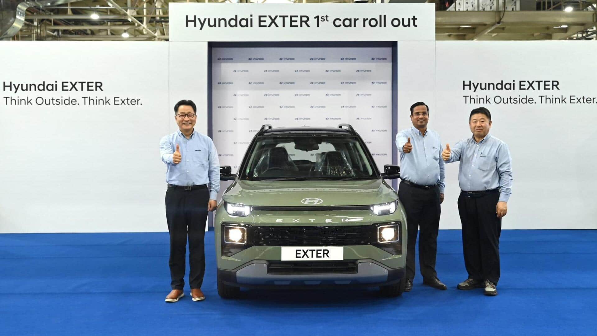 हुंडई एक्सटर माइक्रा SUV का प्रोडक्शन शुरू, 10 जुलाई को होगी लॉन्च 