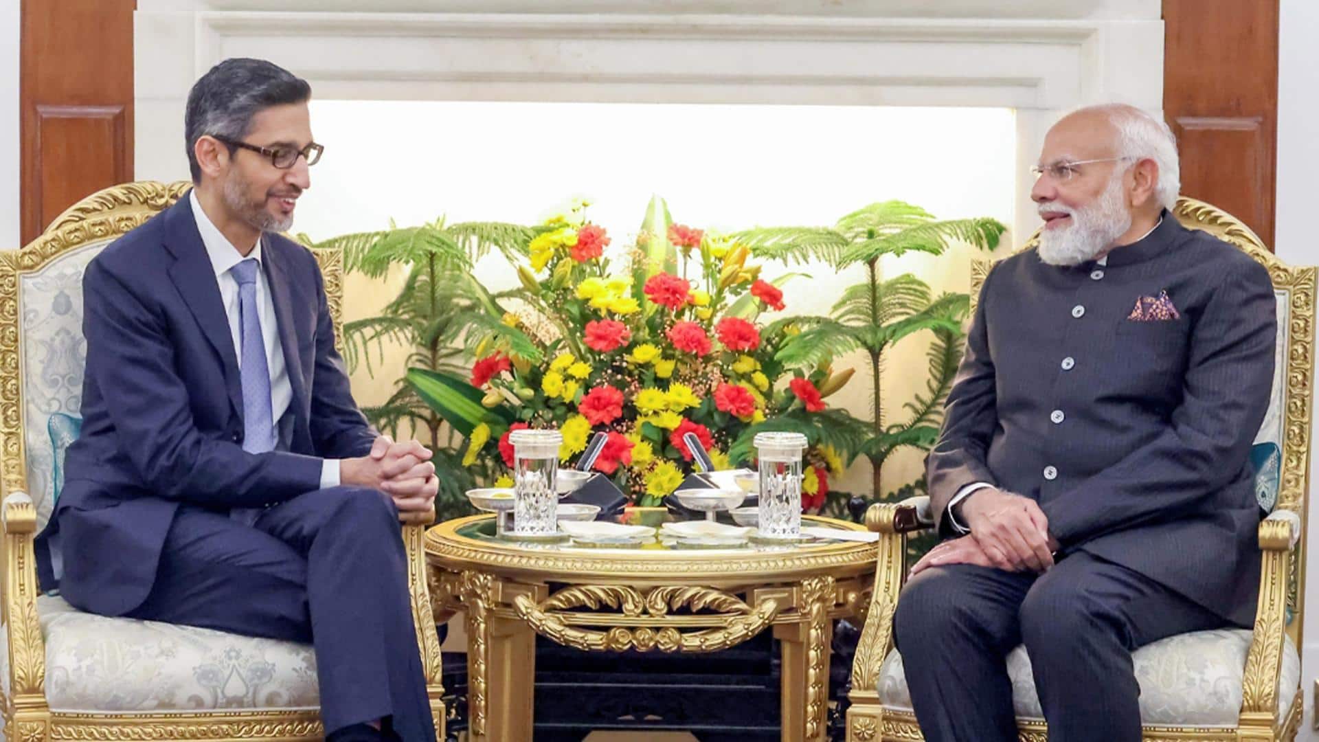 AI इम्पैक्ट समिट: गूगल CEO सुंदर पिचई ने प्रधानमंत्री नरेंद्र मोदी से की मुलाकात