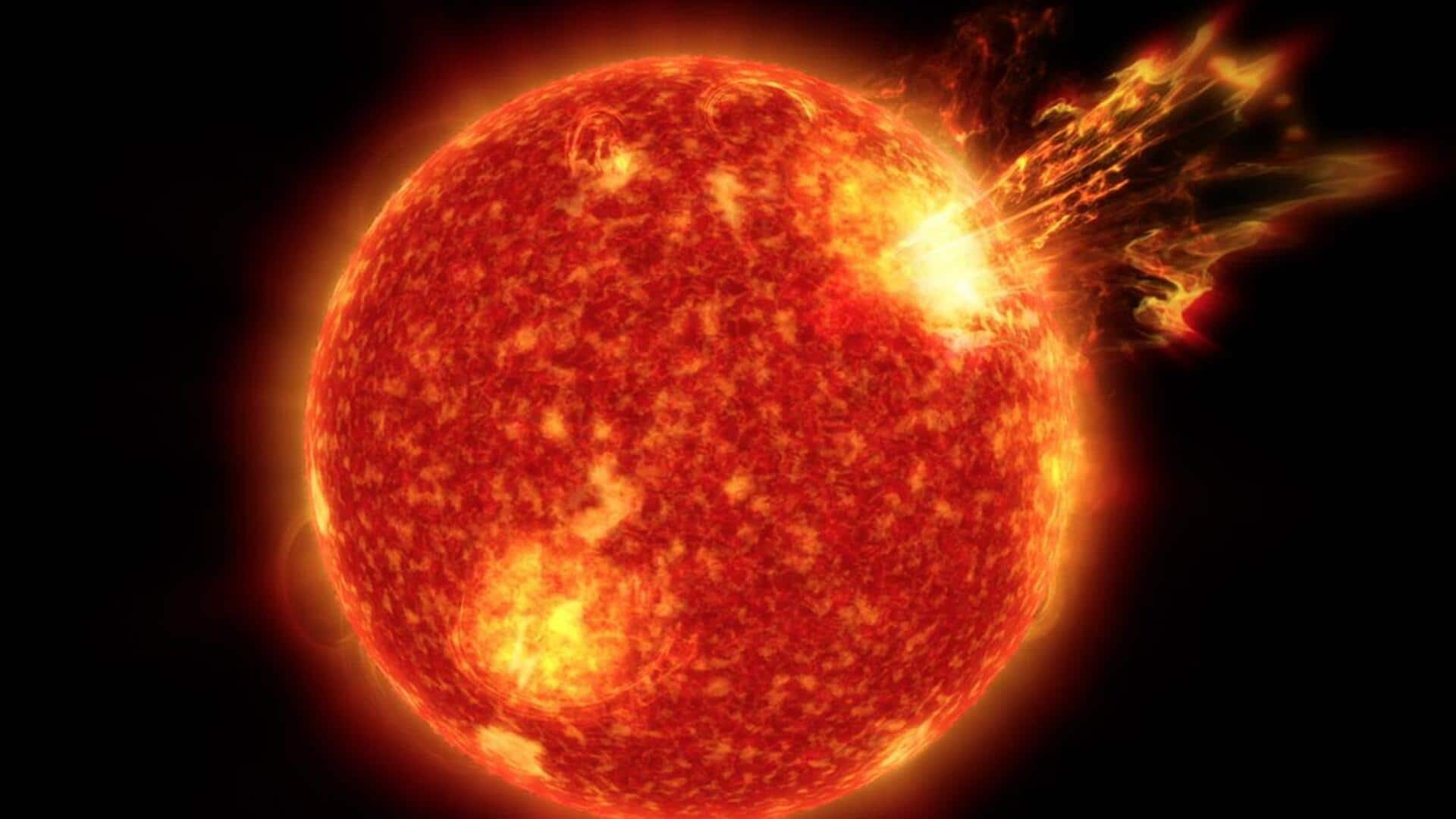 आज पृथ्वी पर आ सकता है G1-श्रेणी का सौर तूफान, जानिए इसके प्रभाव