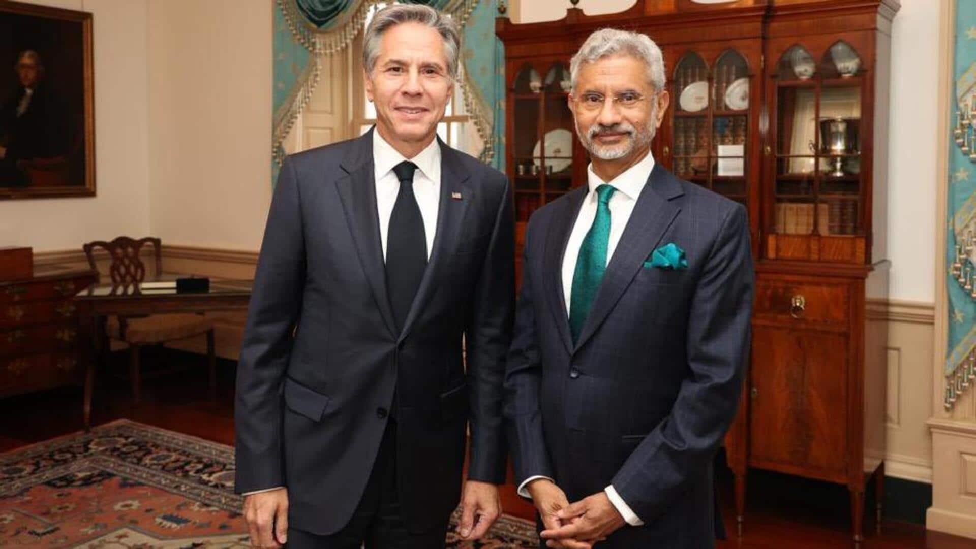 अमेरिकी विदेश मंत्री ने भारतीय विदेश मंत्री जयशंकर के साथ मुलाकात में उठाया निज्जर हत्याकांड- रिपोर्ट