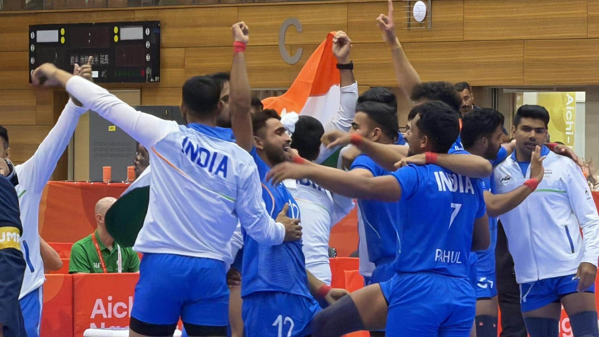 एशियाई खेल 2026: भारतीय पुरुष कबड्डी टीम ने फाइनल में ईरान को हराकर स्वर्ण पदक जीता