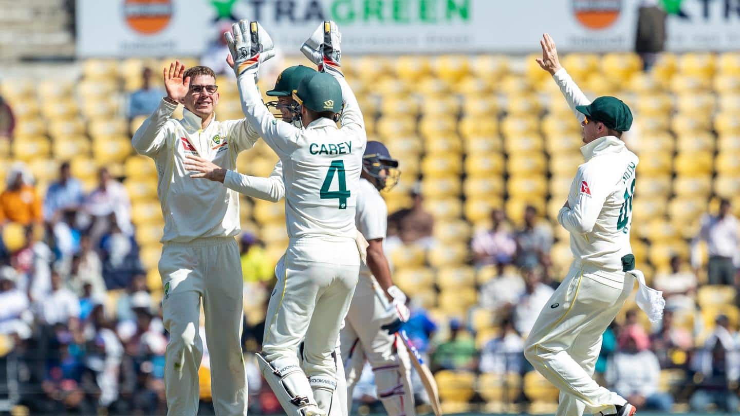 भारत बनाम ऑस्ट्रेलिया: टॉड मर्फी ने डेब्यू टेस्ट की पहली पारी में लिए 5 विकेट   