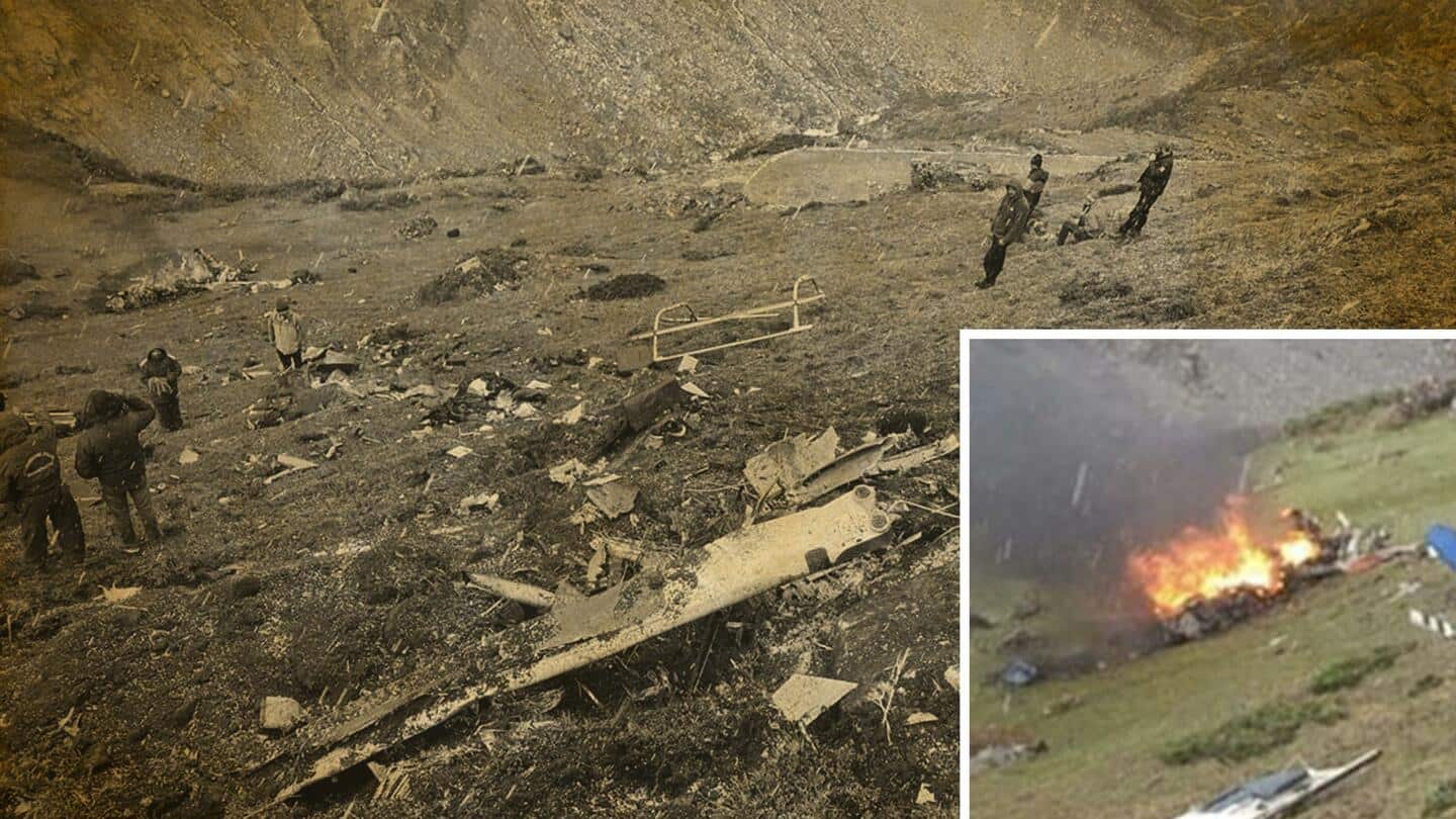 उत्तराखंड: केदारनाथ घाटी में निजी कंपनी का हेलीकॉप्टर क्रैश, पायलट सहित 7 श्रद्धालुओं की मौत