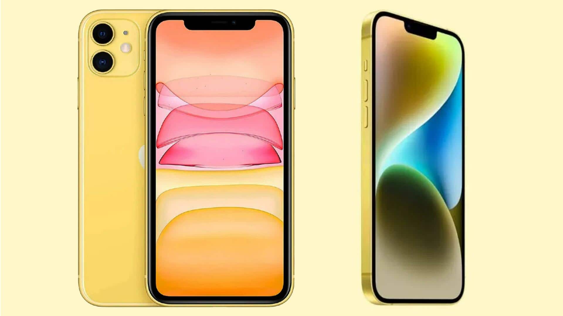 आईफोन 14 और 14 प्लस को जल्द पीले रंग में पेश कर सकती है ऐपल