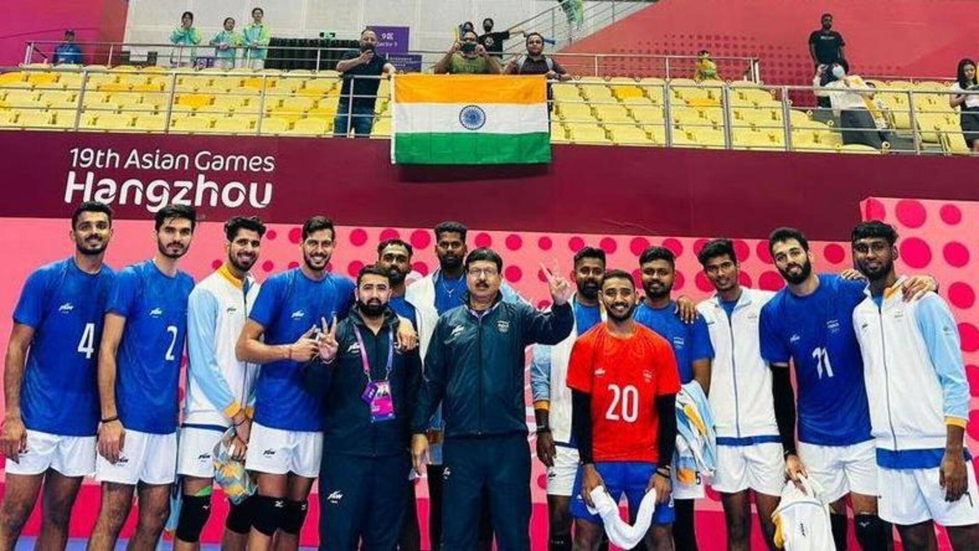 एशियाई खेल 2023: भारतीय वॉलीबॉल टीम ने चीनी ताइपे को हराया, क्वार्टर फाइनल में बनाई जगह
