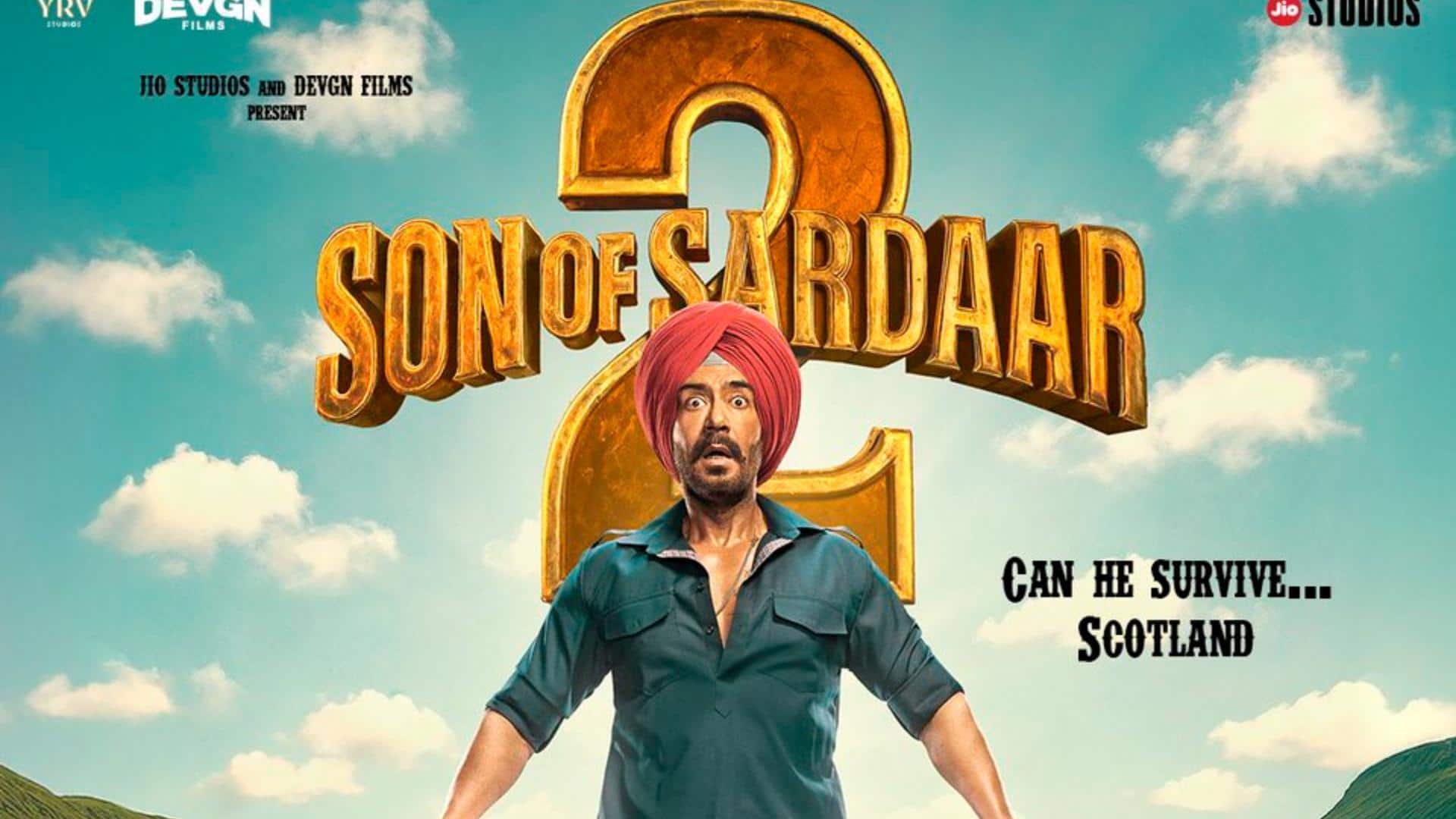 'सन ऑफ सरदार 2' का नया पोस्टर आया सामने, जस्सी रंधावा बन लौट रहे अजय देवगन 'सन ऑफ सरदार 2' का नया पोस्टर आया सामने, जस्सी रंधावा बन लौट रहे अजय देवगन