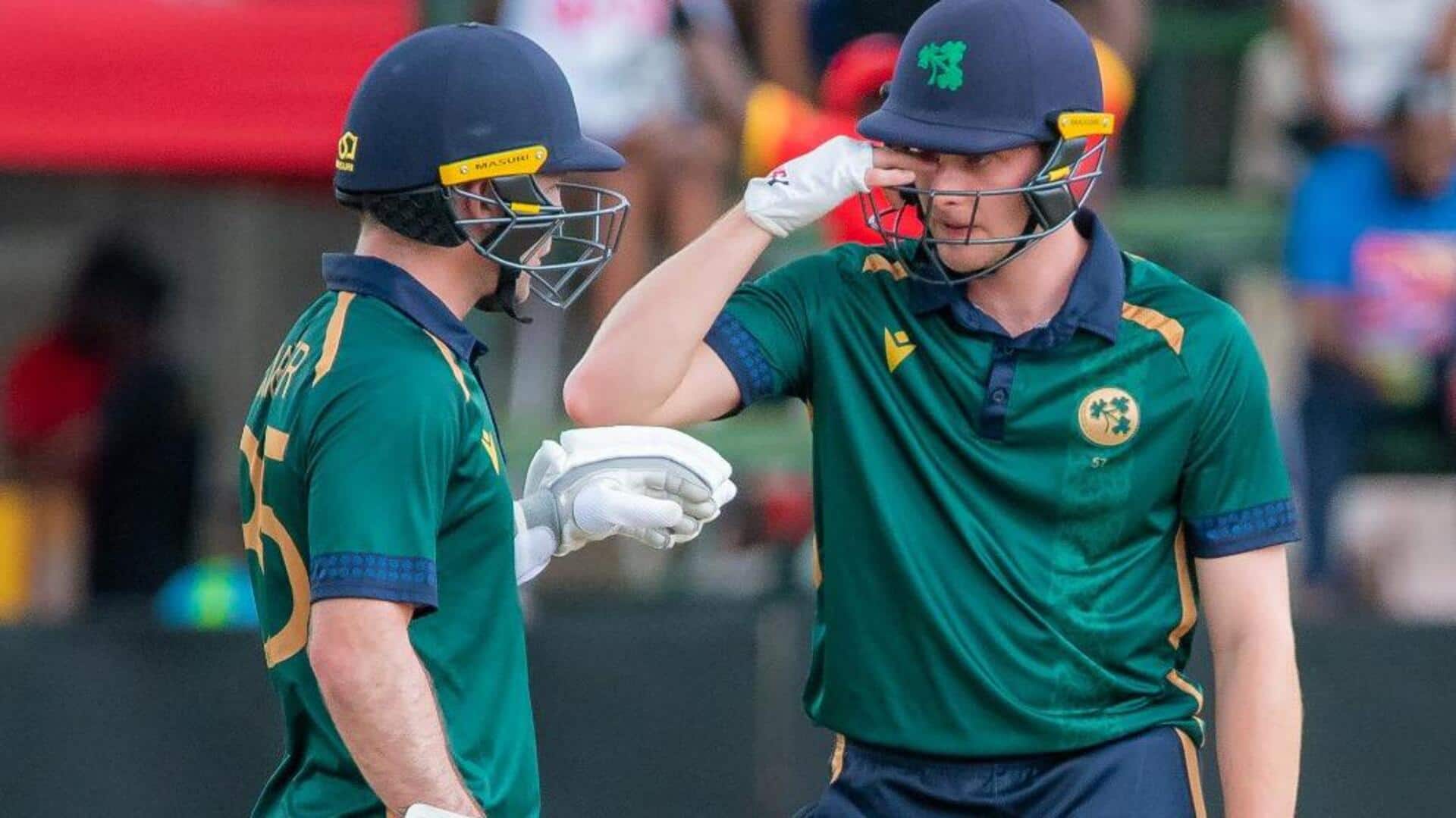 दूसरा वनडे: आयरलैंड ने जिम्बाब्वे को हराकर सीरीज में बनाई बढ़त, ये बने रिकॉर्ड्स