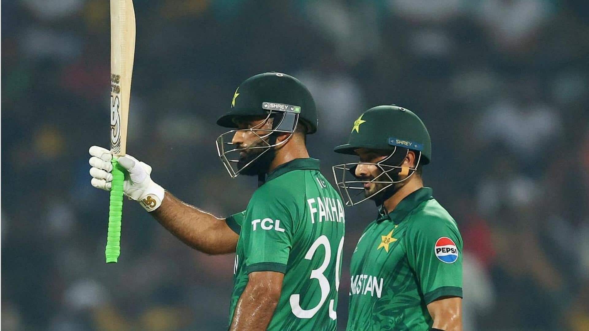 टी-20 विश्व कप 2026: फखर जमान शतक से चूके, साहिबजादा फरहान के साथ रिकॉर्ड साझेदारी की 