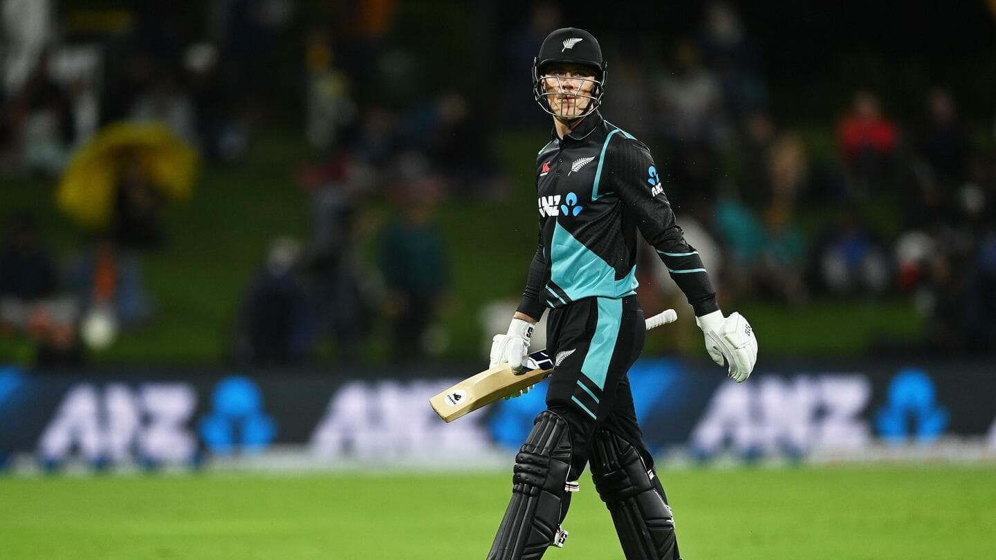 तीसरा वनडे: न्यूजीलैंड के फिन एलन ने भारत के खिलाफ लगाया अर्धशतक
