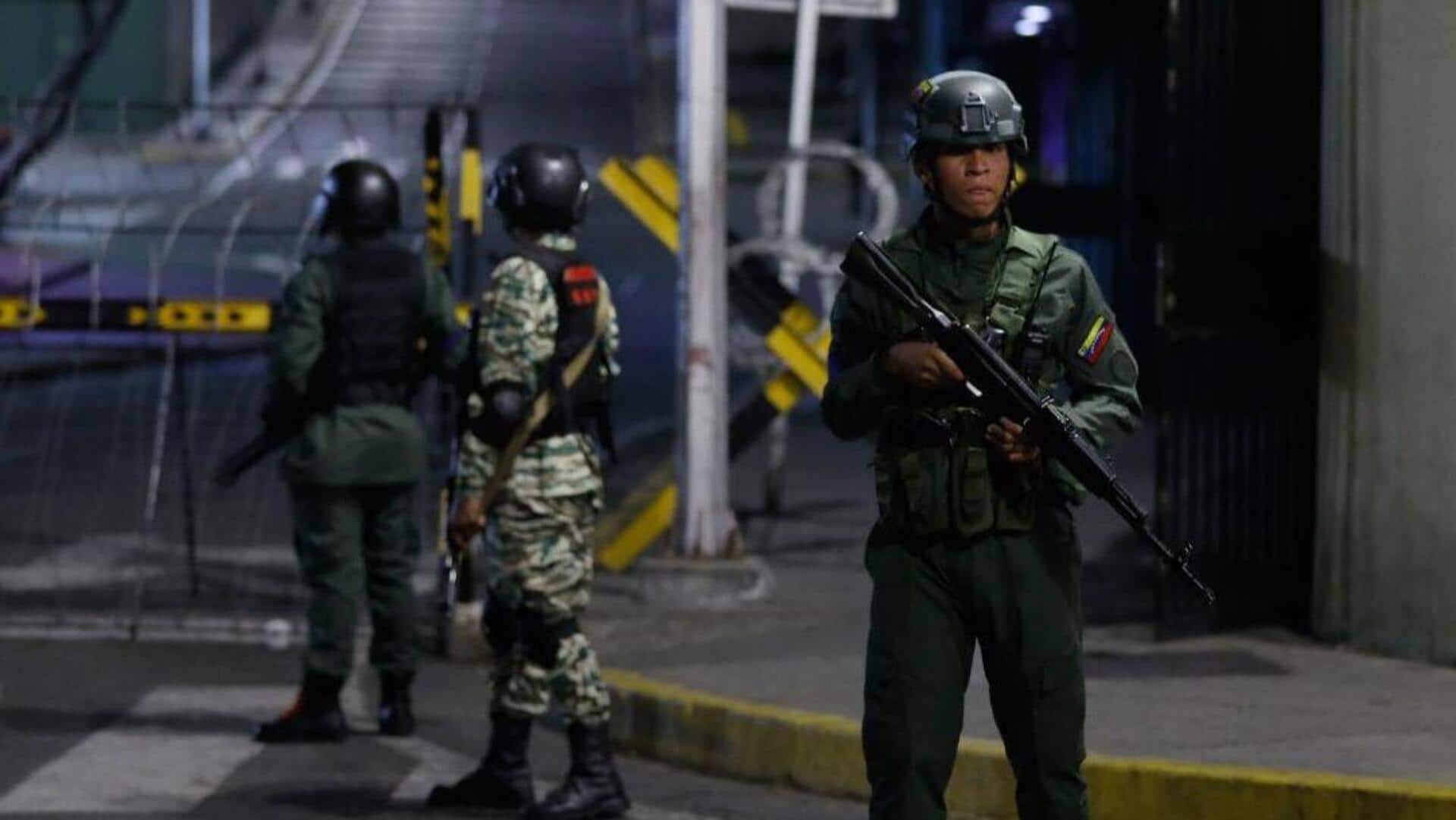 वेनेजुएला के कराकस में राष्ट्रपति भवन के पास गोलीबारी, ड्रोन और विमान देखे गए