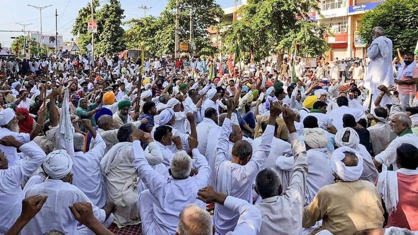 हरियाणा में लगातार हो रही है पुलिस और किसानों की झड़प हरियाणा में लगातार हो रही है पुलिस और किसानों की झड़प