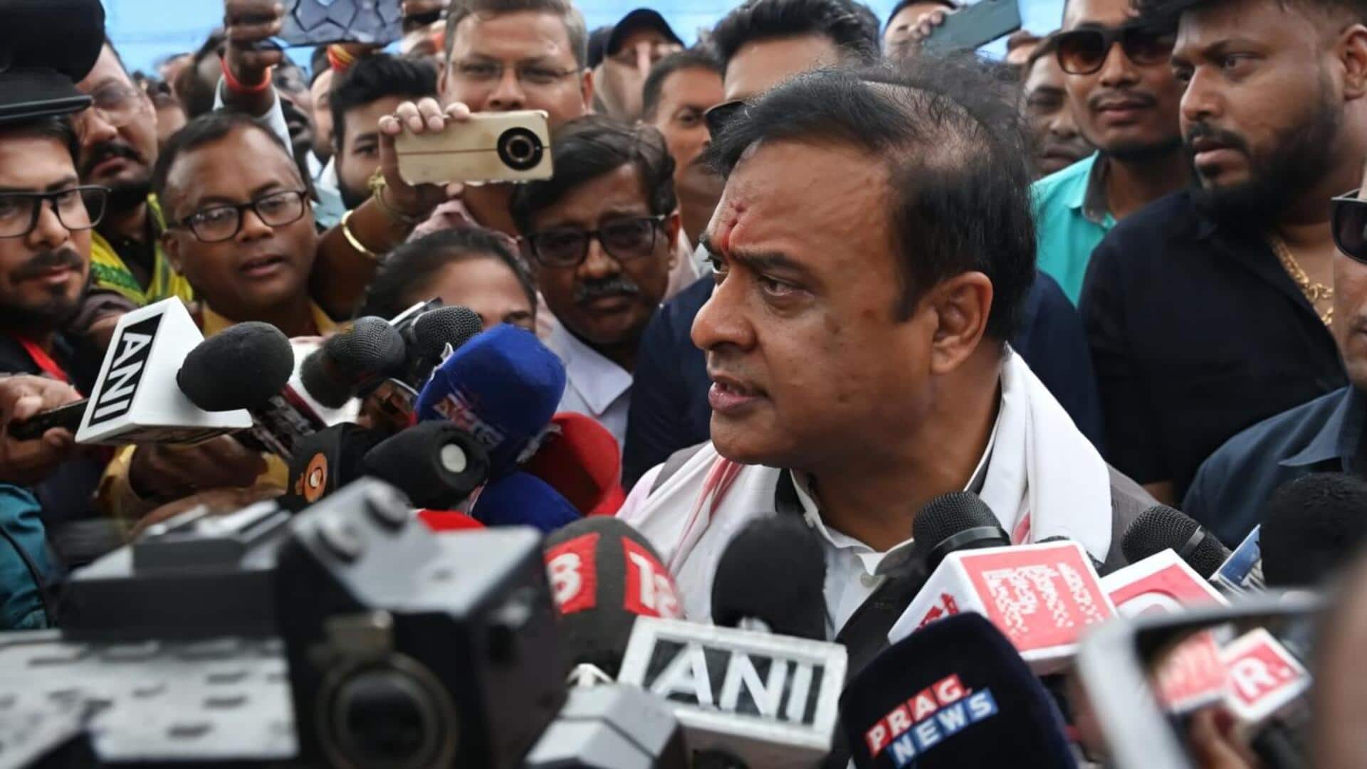 पत्रकार ने हिमंत बिस्वा सरमा से पूछा 'आपत्तिजनक भाषा' के उपयोग पर सवाल, भड़के मुख्यमंत्री