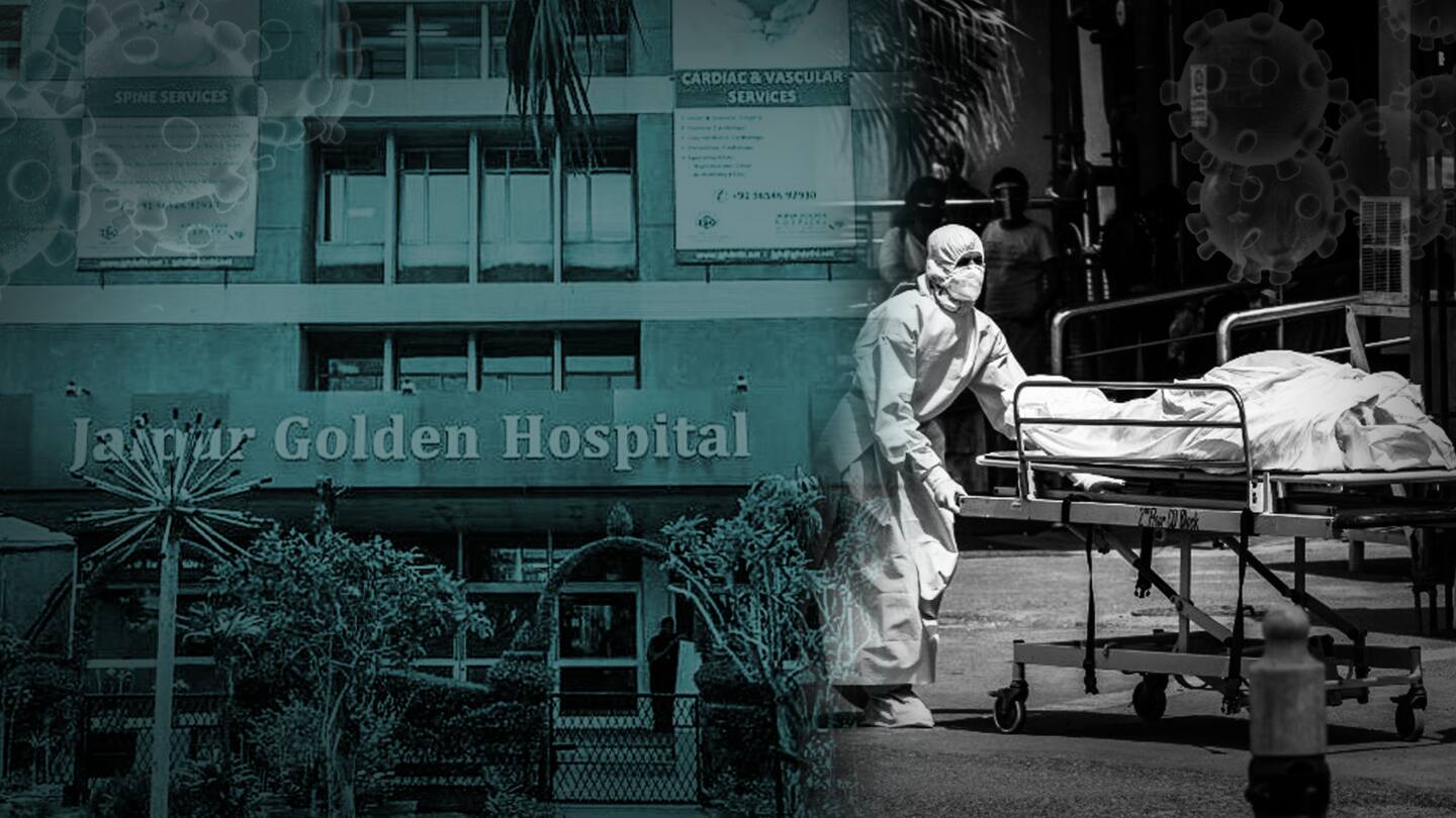 दिल्ली: ऑक्सीजन प्रेशर कम होने से जयपुर गोल्डन अस्पताल में 20 कोरोना संक्रमितों की मौत