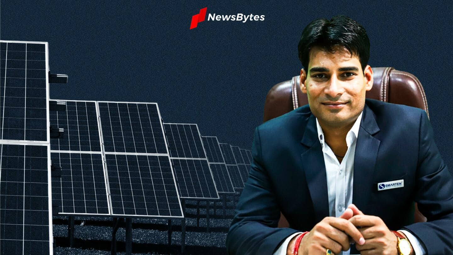 #NewsBytesExclusive: बिजली संकट में सौर ऊर्जा बन सकती है विकल्प- स्मार्टन CEO रजनीश