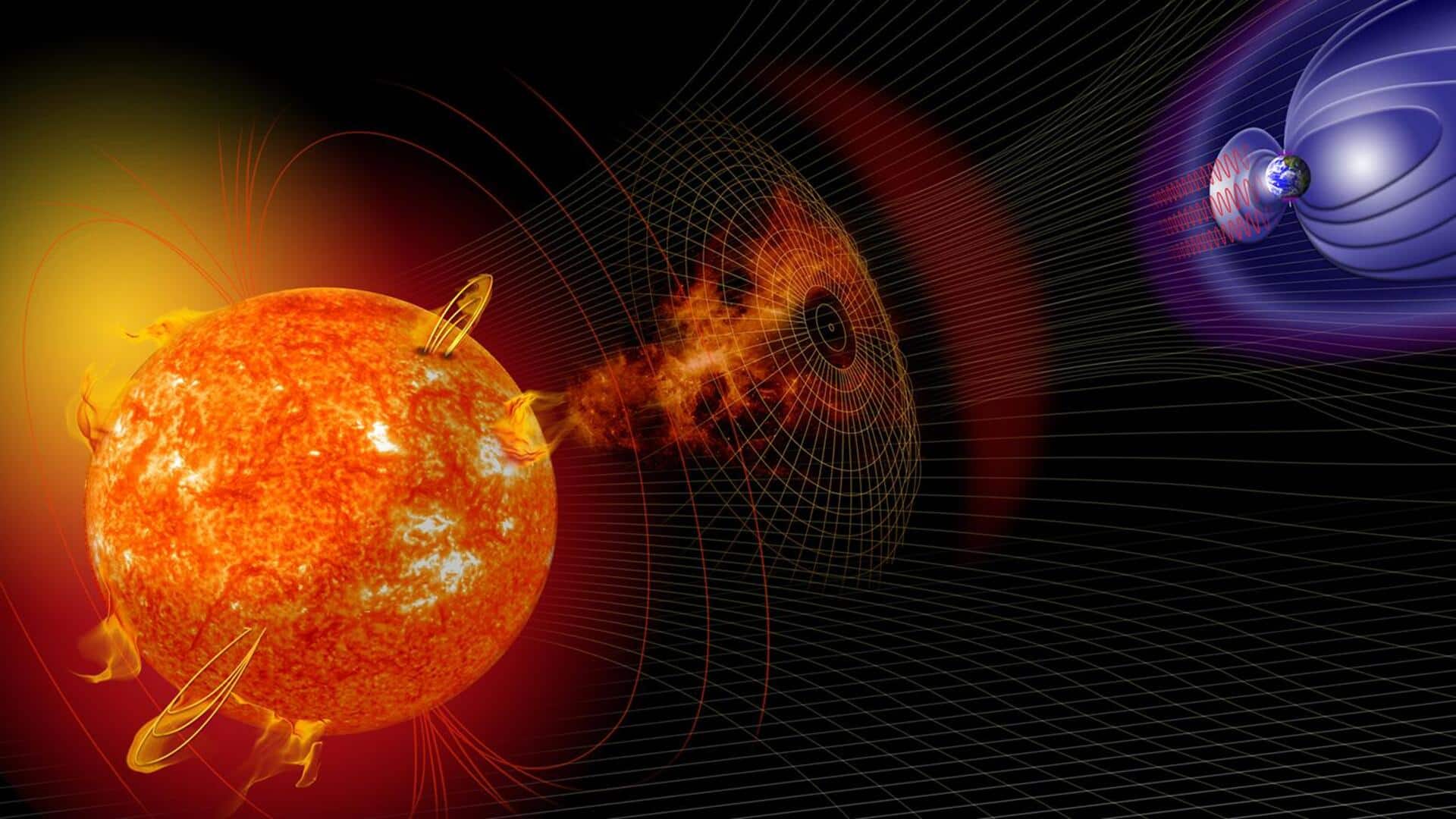 सनस्पॉट में हुआ विस्फोट, अगले 24 घंटे में पृथ्वी पर आ सकता है शक्तिशाली सौर तूफान 