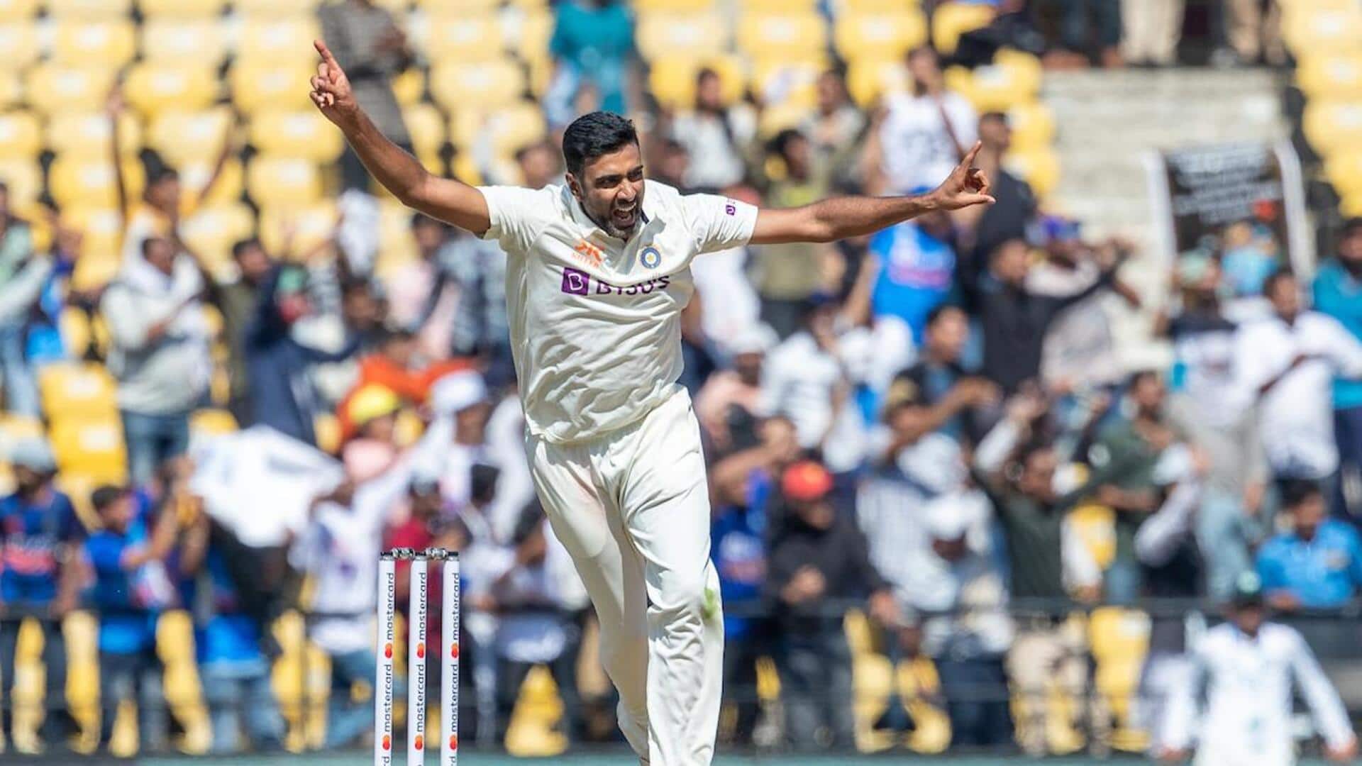 रविचंद्रन अश्विन भारत में सर्वाधिक टेस्ट विकेट लेने वाले गेंदबाज बने, अनिल कुंबले को पीछे छोड़ा 