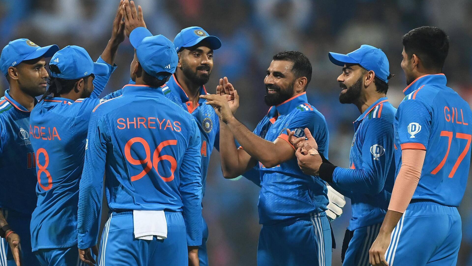 वनडे विश्व कप: भारतीय टीम ने व्यक्तिगत शतक के बिना बनाया उच्चतम टीम स्कोर, जानिए आंकड़े
