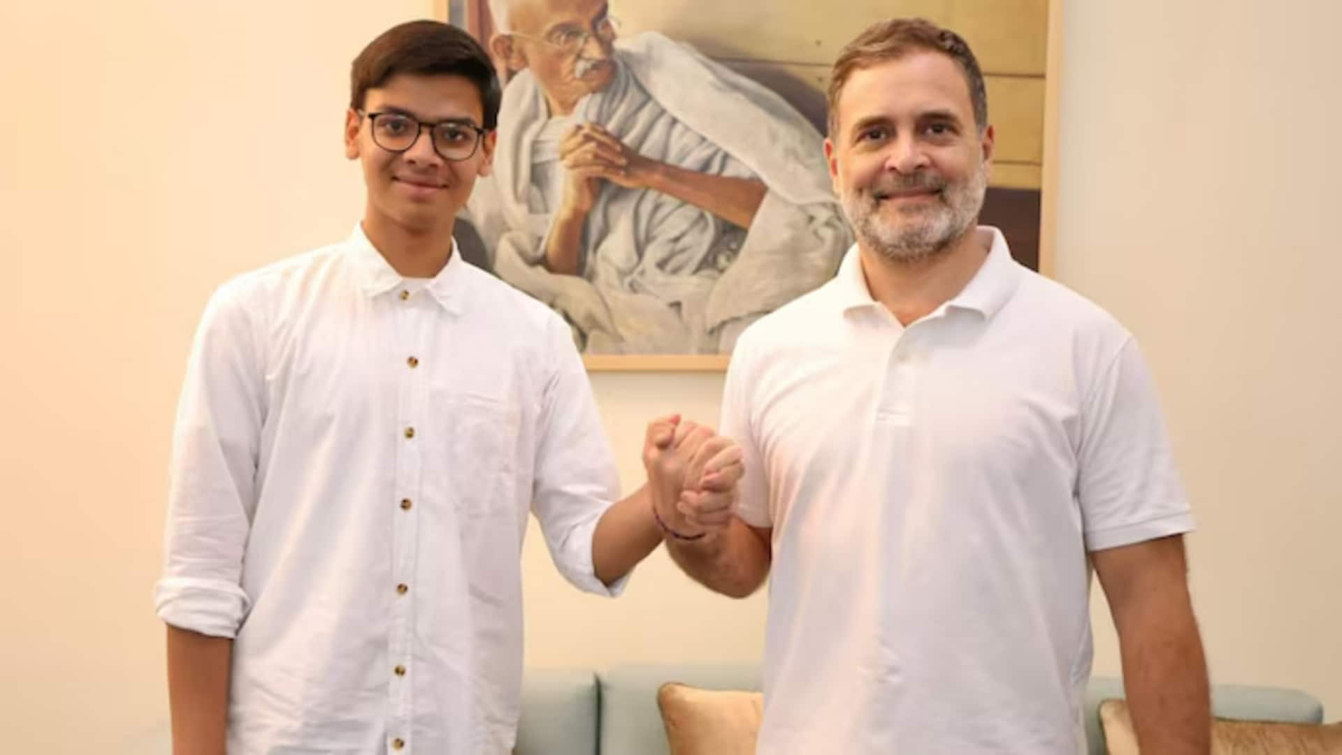 राहुल गांधी ने OSM में अनियमितताओं को उजागर करने वाले सार्थक सिद्धांत से की मुलाकात