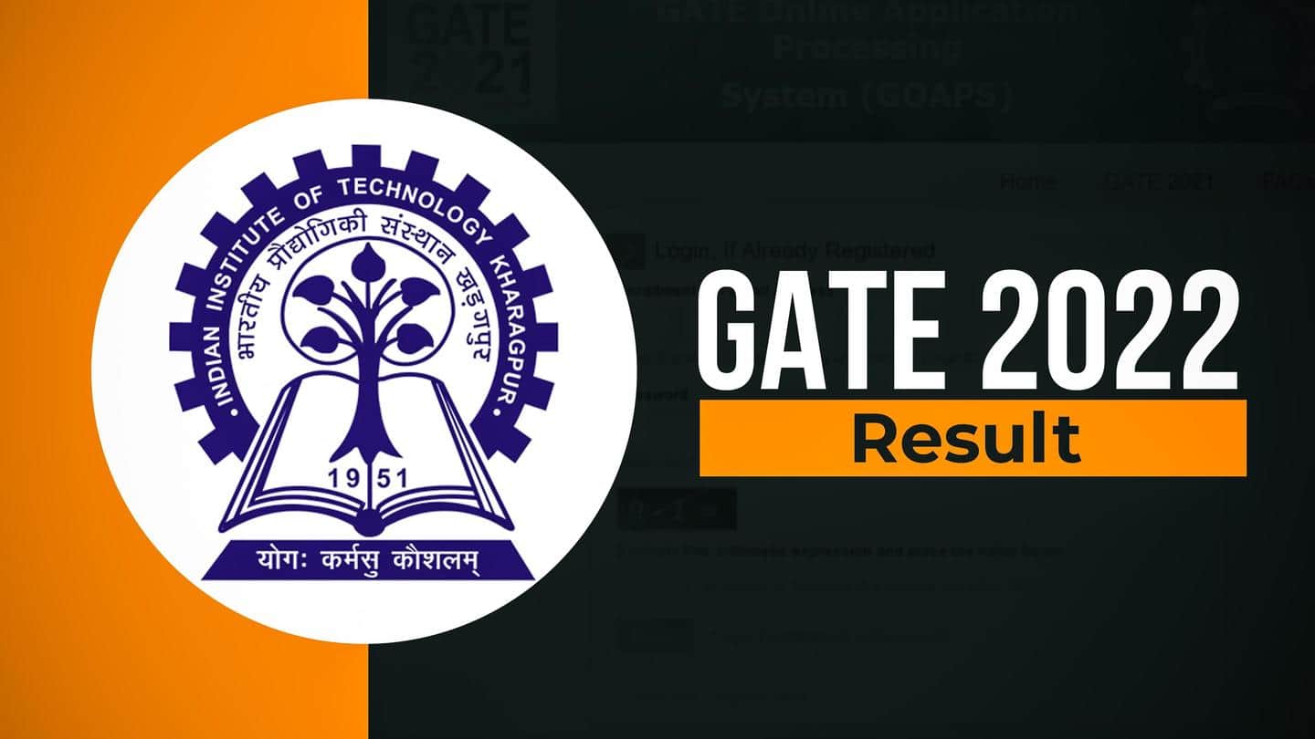 IIT खड़गपुर ने जारी किए GATE 2022 के नतीजे, ऐसे करें डाउनलोड