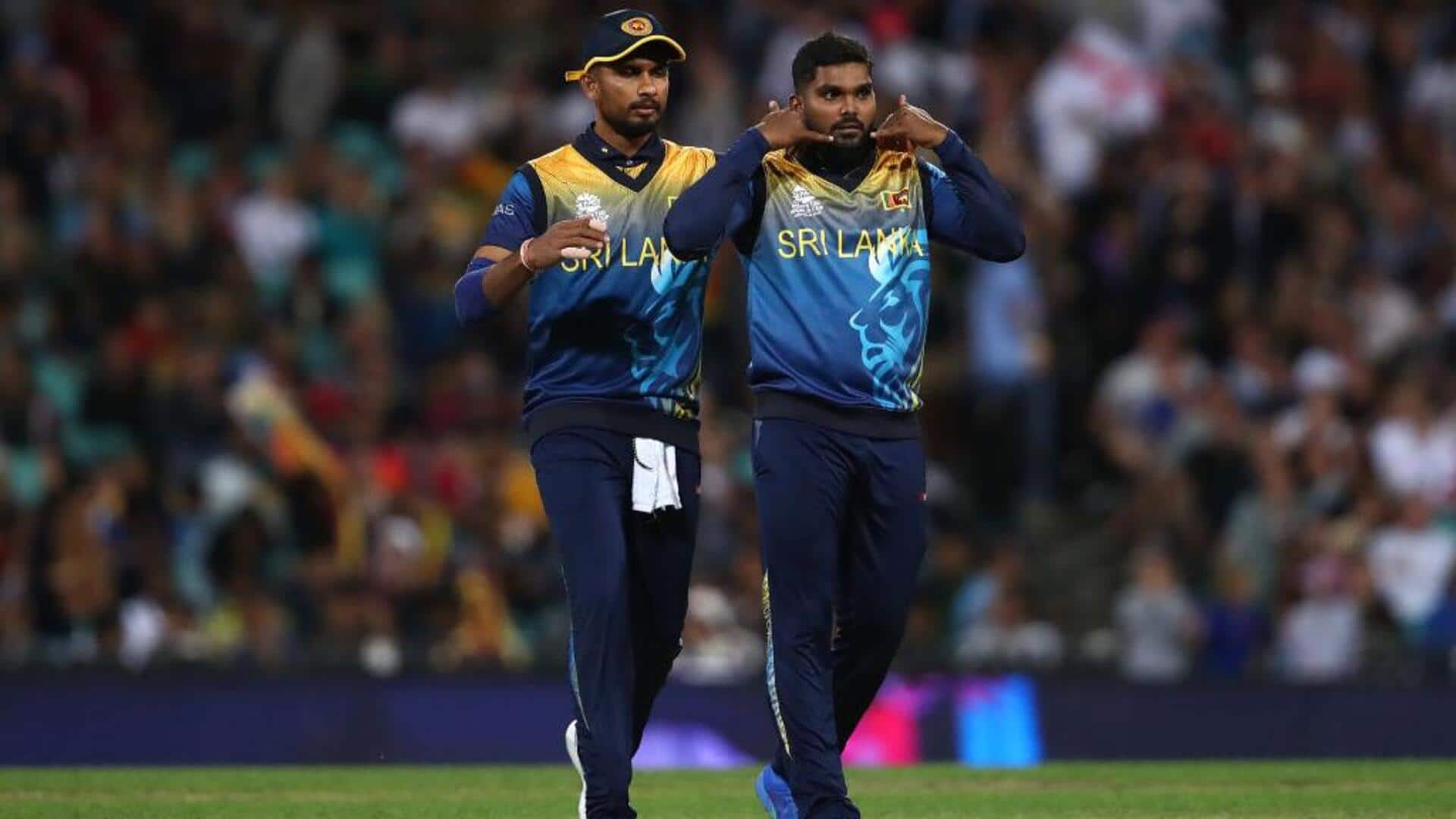 टी-20 विश्व कप 2026 से बाहर हुए श्रीलंका के वनिंदु हसरंगा- रिपोर्ट