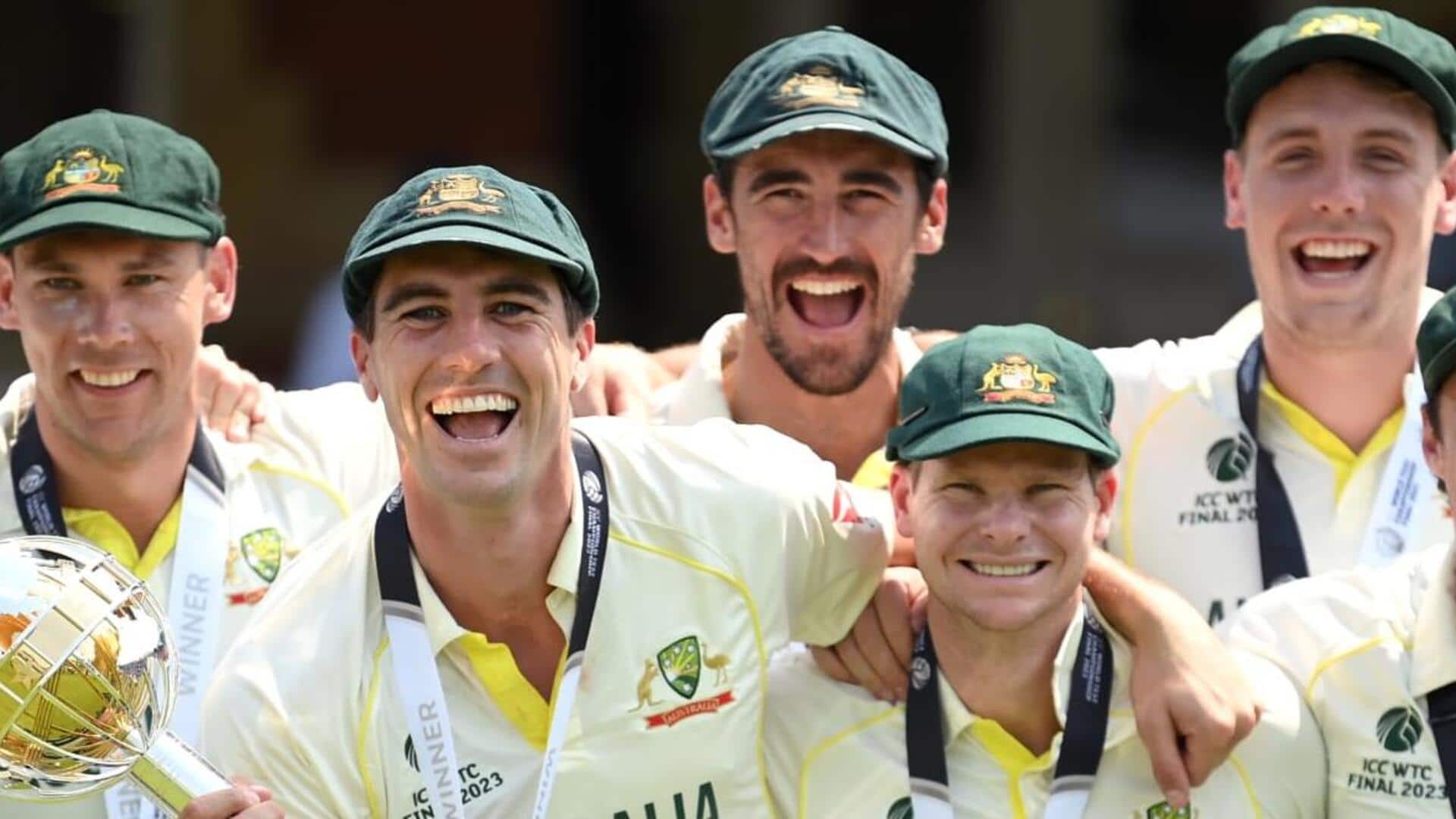 ऑस्ट्रेलिया क्रिकेट टीम ने हासिल किया टेस्ट क्रिकेट में नंबर-1 का ताज, भारत को पछाड़ा 