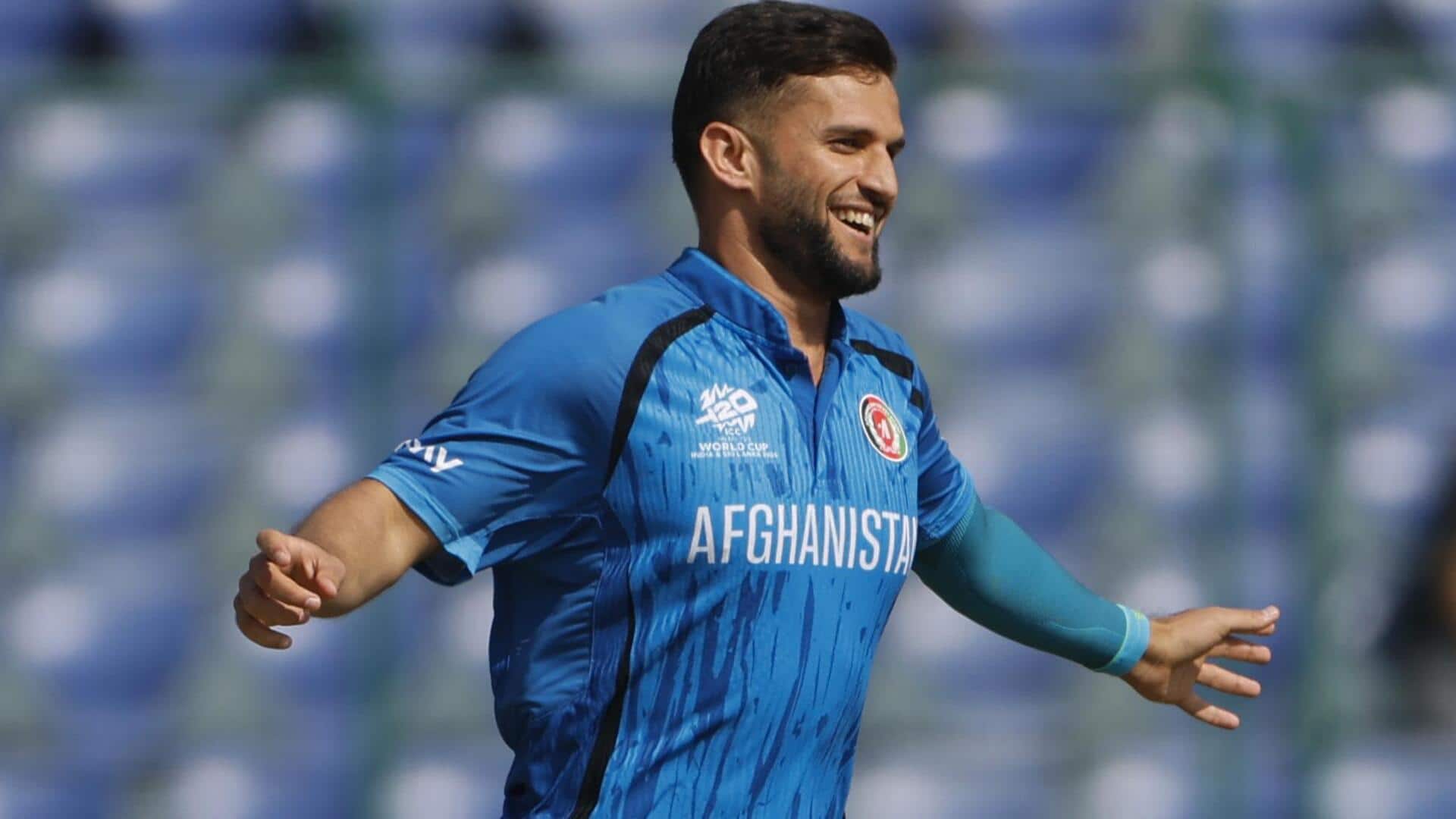 अजमतुल्लाह उमरजई ने टी-20 विश्व कप में लिया पहला 4 विकेट हॉल, उपयोगी पारी भी खेली