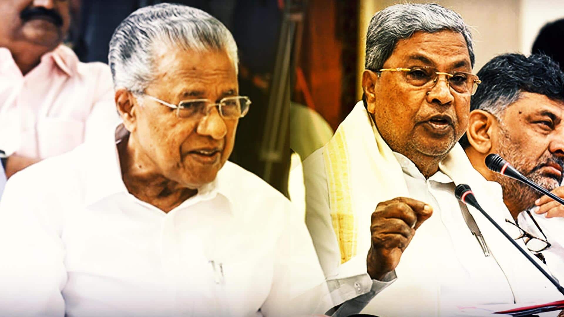 #NewsBytesExplainer: केरल और कर्नाटक के मुख्यमंत्री केंद्र सरकार के खिलाफ सड़क पर क्यों उतरे?