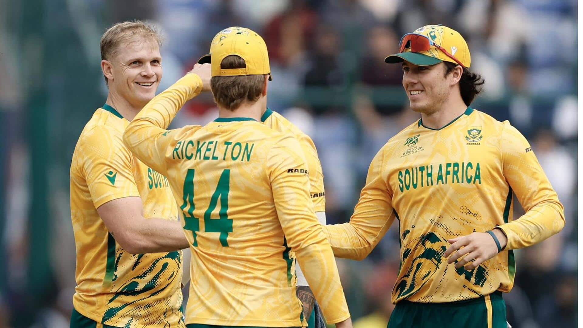 टी-20 विश्व कप 2026: दक्षिण अफ्रीका ने UAE को हराते हुए लगातार चौथी जीत दर्ज की 