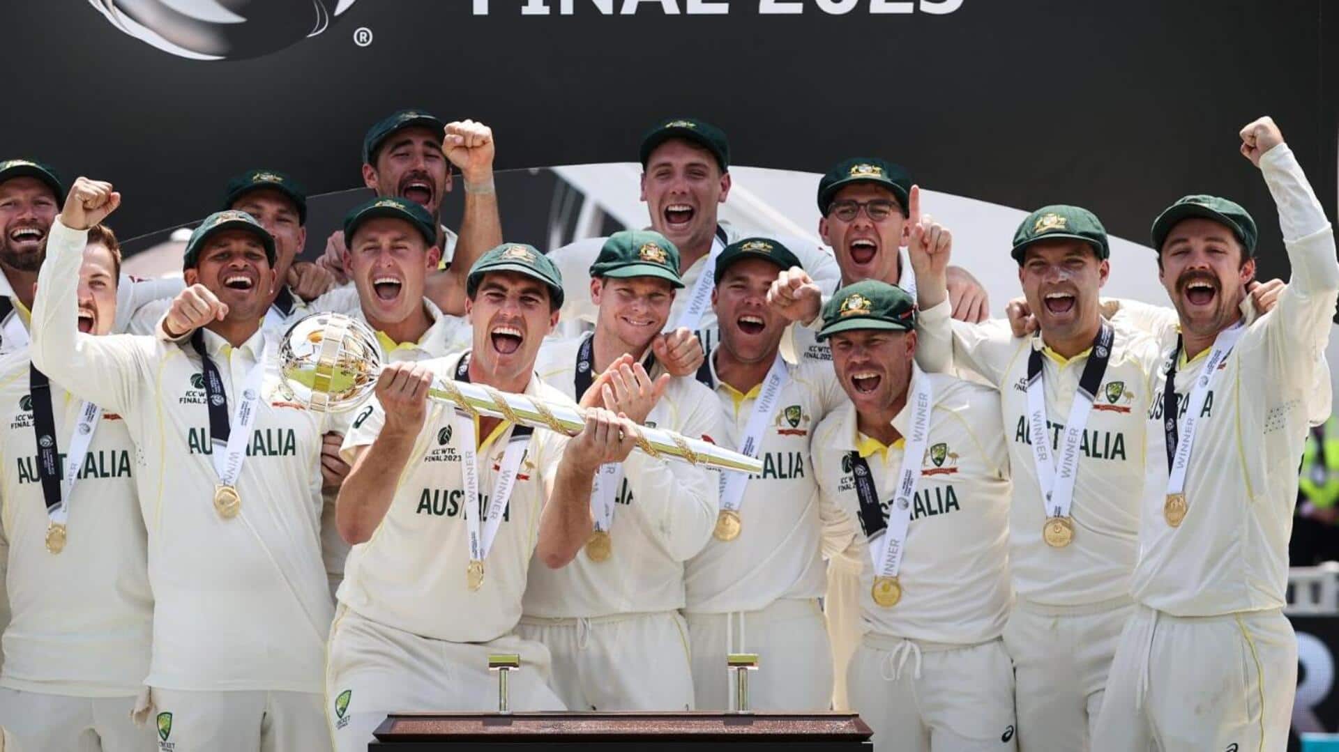 ICC टेस्ट रैंकिग में नंबर-1 पर पहुंची ऑस्ट्रेलिया क्रिकेट टीम, जानिए भारत का हाल