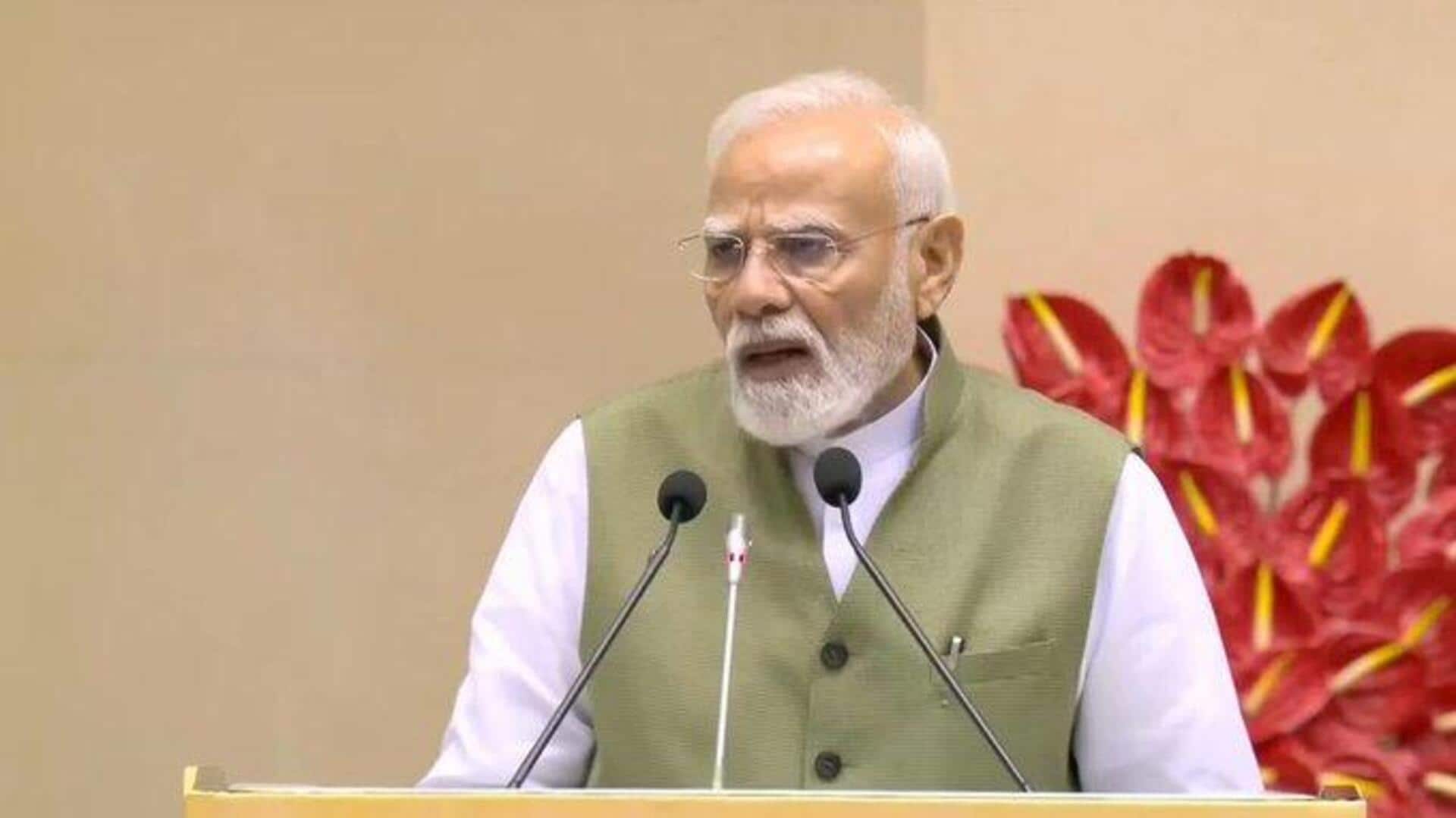 प्रधानमंत्री मोदी का दावा- वैश्विक औसत से आधी है भारत की प्रति व्यक्ति कार्बन उत्सर्जन दर