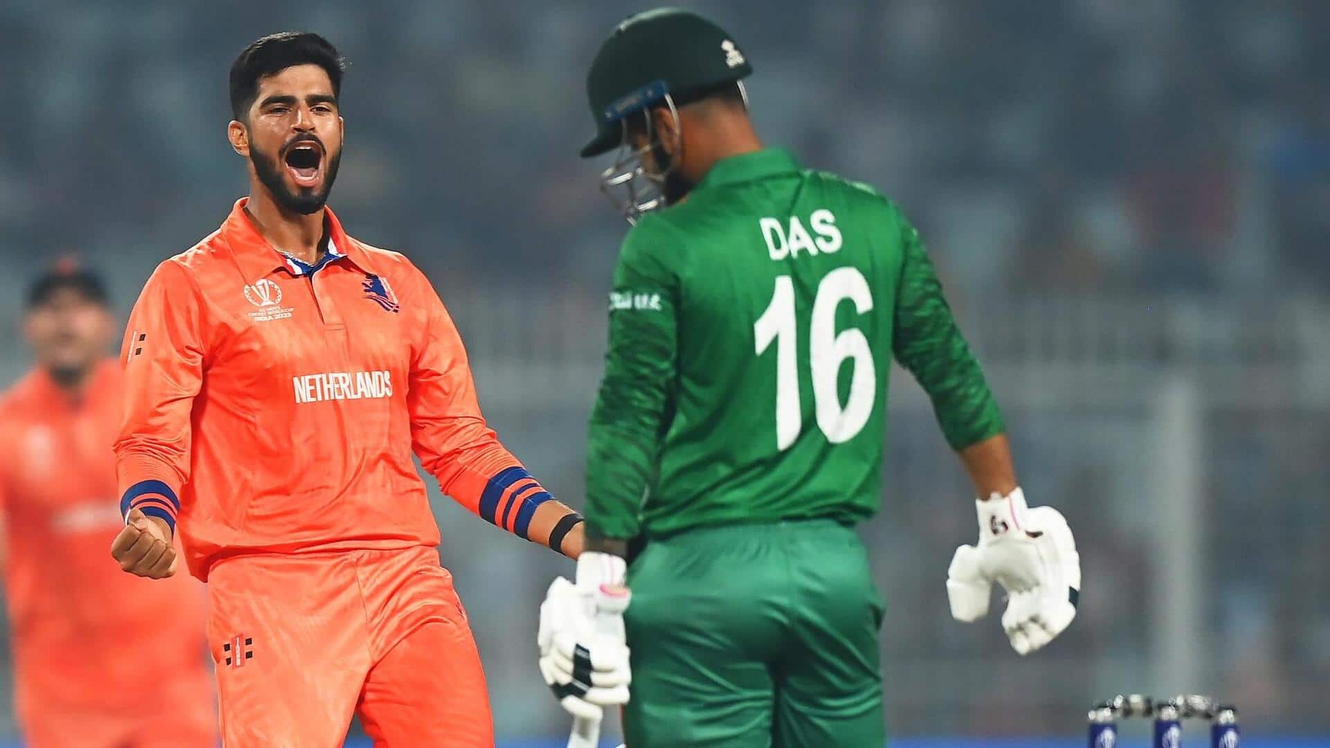वनडे विश्व कप 2023: नीदरलैंड ने बांग्लादेश को हराकर दर्ज की दूसरी जीत, ये बने रिकॉर्ड्स