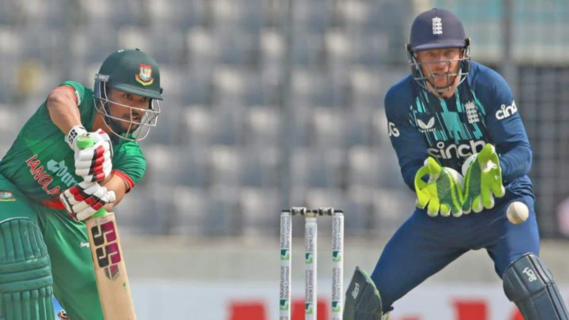 पहला वनडे: इंग्लैंड ने बांग्लादेश को 3 विकेट से हराया, मैच में बने ये रिकॉर्ड्स