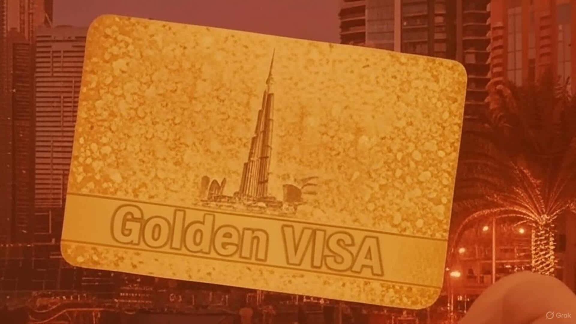 UAE ने भारतीयों के लिए पेश किया नया गोल्डन वीजा, जानिए इसकी पात्रता और शर्तें UAE ने भारतीयों के लिए पेश किया नया गोल्डन वीजा, जानिए इसकी पात्रता और शर्तें