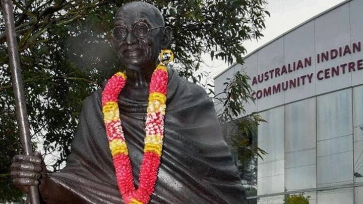 ऑस्ट्रेलिया: मेलबर्न में तोड़ी गई महात्मा गांधी की प्रतिमा, प्रधानमंत्री मॉरिसन ने बताया शर्मनाक
