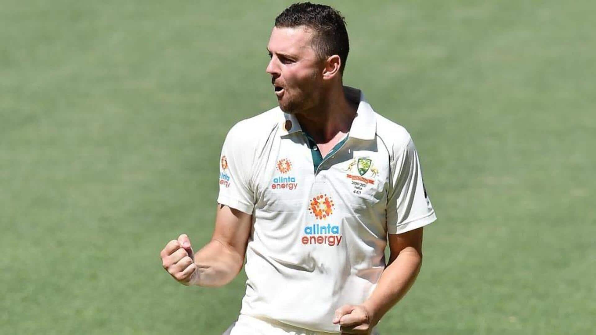 ऑस्ट्रेलिया को लगा बड़ा झटका, जोश हेजलवुड चोट के कारण एशेज सीरीज से हुए बाहर