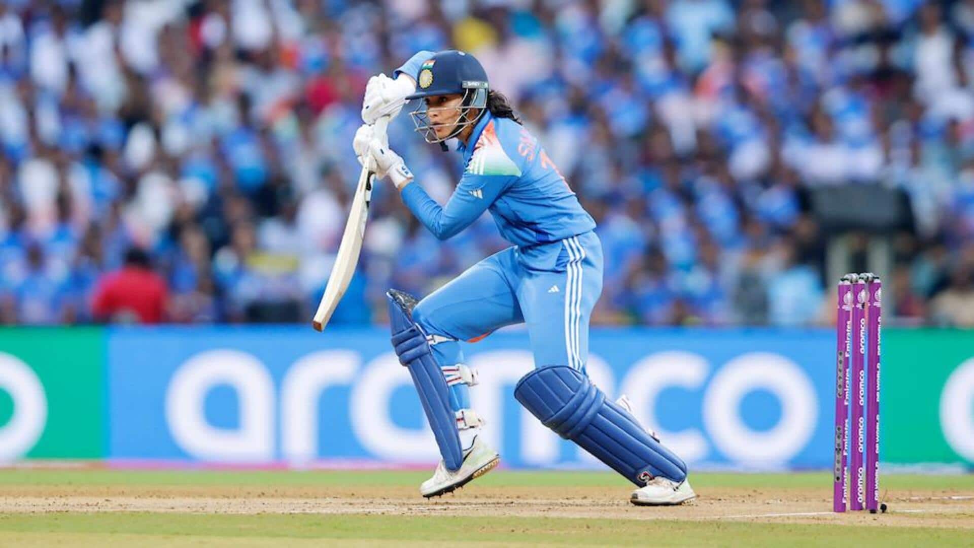 स्मृति मंधाना एक विश्व कप संस्करण में सर्वाधिक रन बनाने वाली भारतीय बनीं, मिताली को पछाड़ा