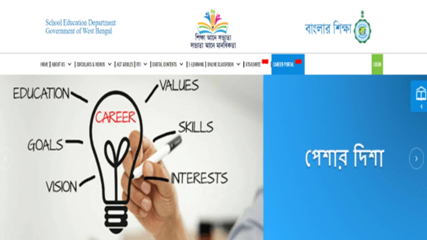 पश्चिम बंगाल करियर पोर्टल लॉन्च पश्चिम बंगाल करियर पोर्टल लॉन्च