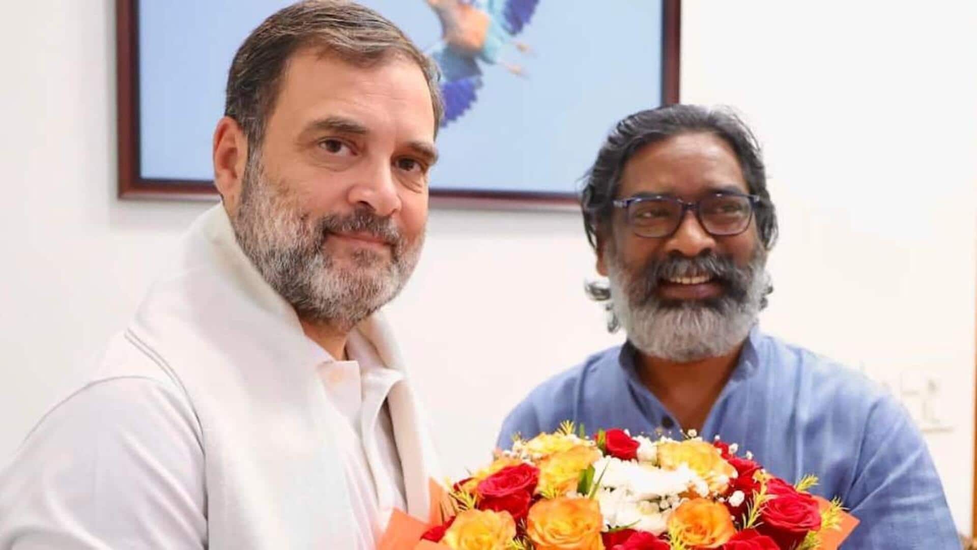 राहुल गांधी ने मुख्यमंत्री हेमंत सोरेन को लिखा पत्र, कहा- प्रदर्शनकारी छात्रों से खुद मिलें