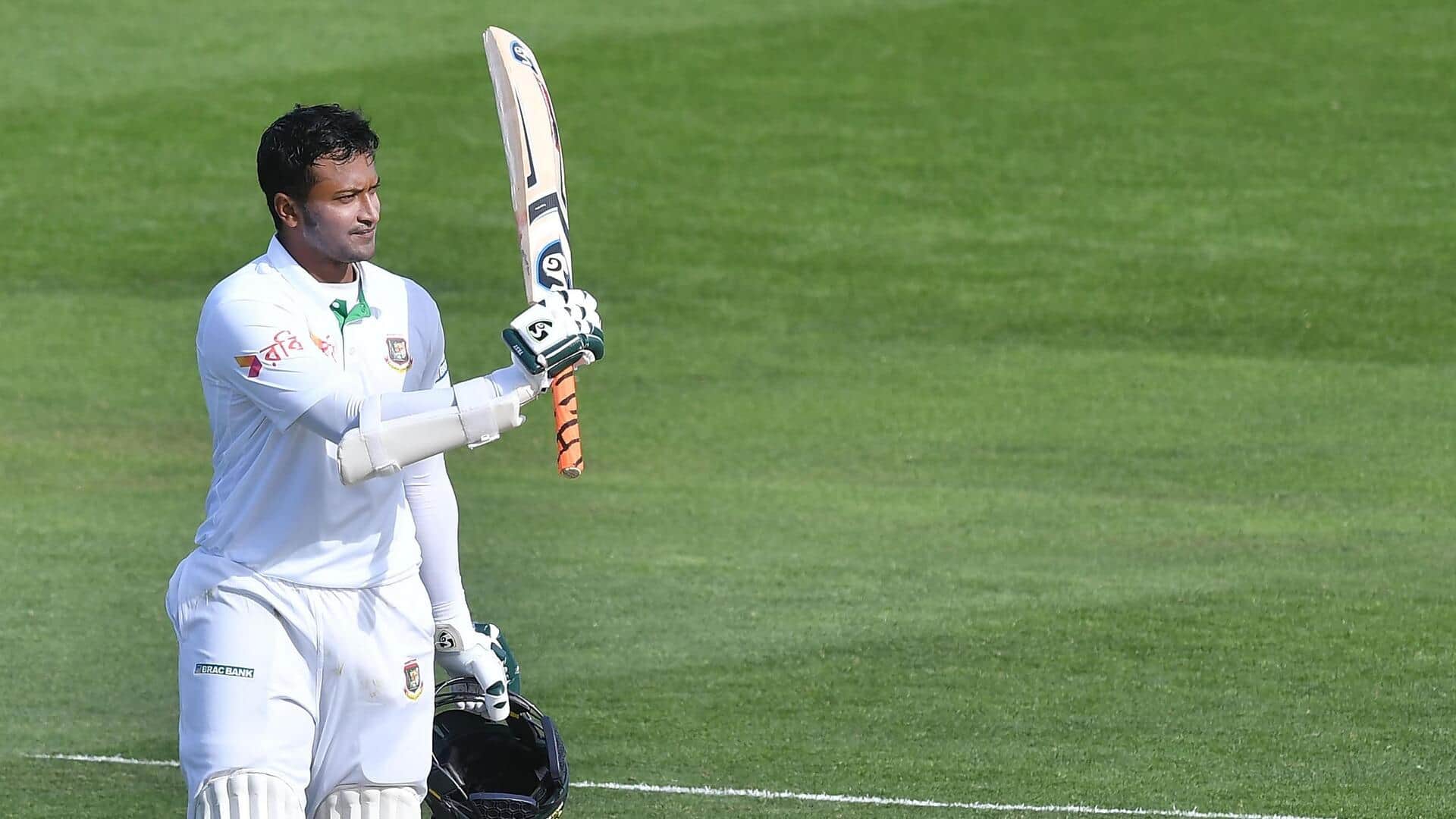 शाकिब अल हसन 4,500 टेस्ट रन बनाने वाले तीसरे बांग्लादेशी बल्लेबाज बने, जानिए उनके आंकड़े 