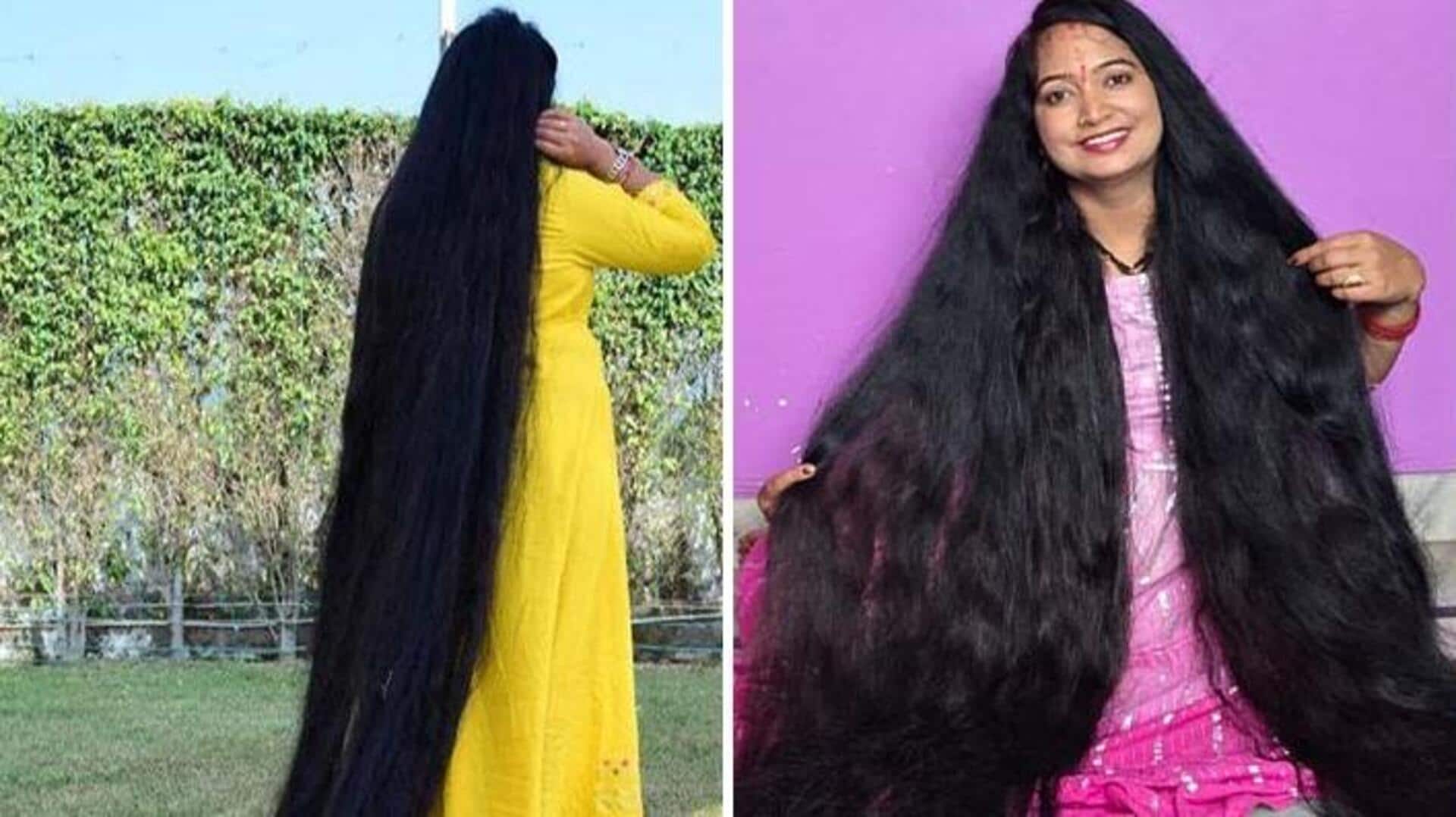 भारत की इस महिला के हैं दुनिया में सबसे लंबे बाल, देखकर हैरान रह जाओगे