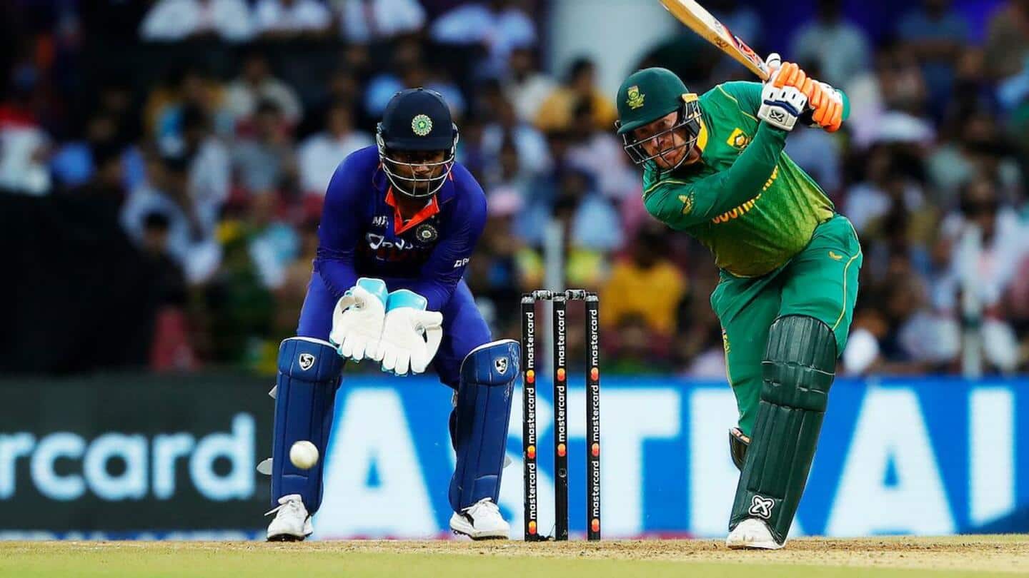 पहला वनडे: दक्षिण अफ्रीका ने भारत को दिया 250 रनों का लक्ष्य, मिलर-क्लासेन ने लगाए अर्धशतक