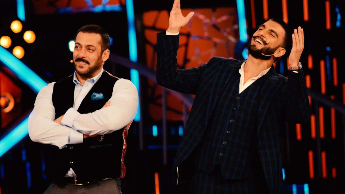 सलमान खान के शो 'बिग बॉस 15' के ग्रैंड प्रीमियर में शामिल होंगे रणवीर सिंह