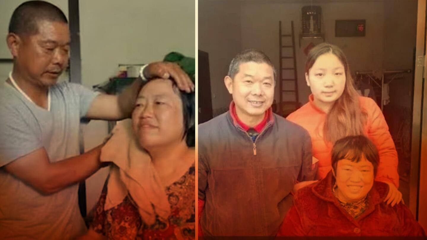 चीन: 30 सालों से लकवाग्रस्त प्रेमिका का ख्याल रख रहा शख्स, चर्चा में आई लव स्टोरी