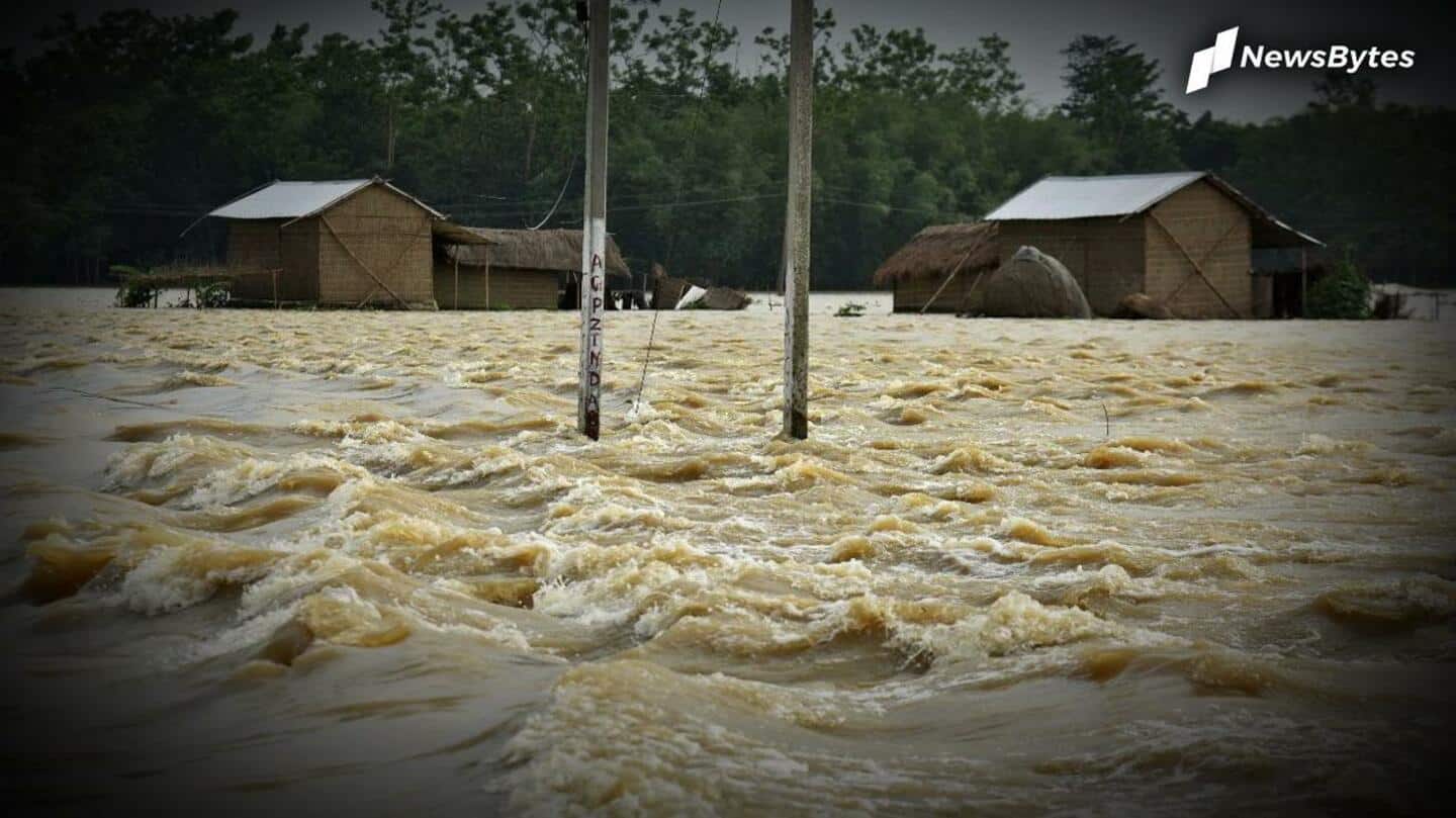 असम में बाढ़ का असर हुआ कम, लेकिन 6 लाख लोग अभी भी प्रभावित
