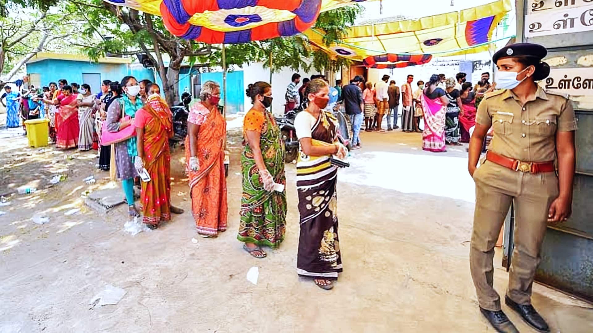 तमिलनाडु: मतदान के लिए चेन्नई से घर जाना चाहते थे लोग, बस न मिलने पर हंगामा